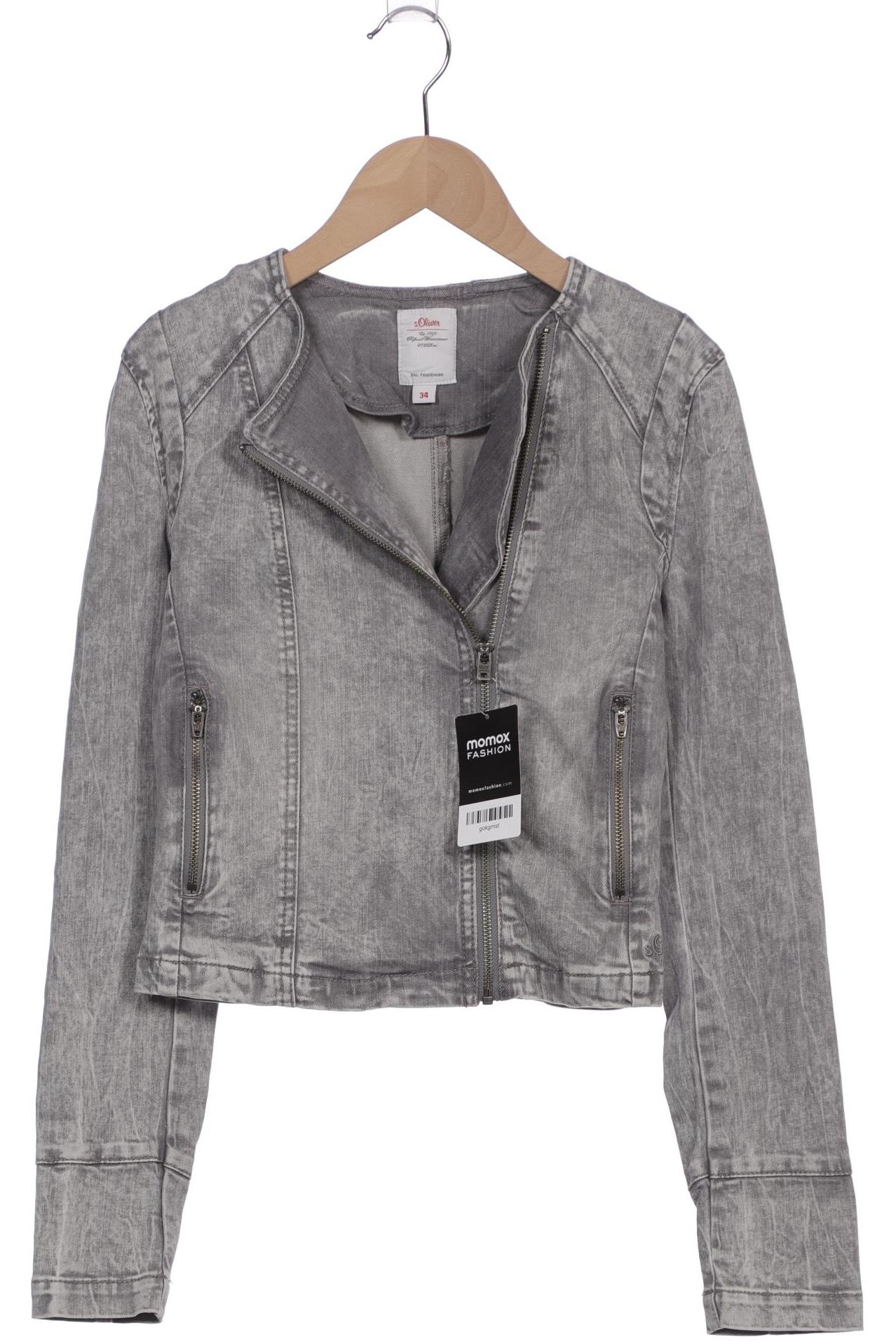 

s.Oliver Damen Jacke, grau, Gr. 34