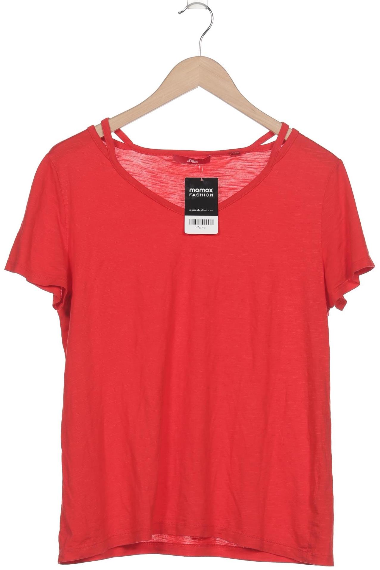 

s.Oliver Damen T-Shirt, rot, Gr. 38
