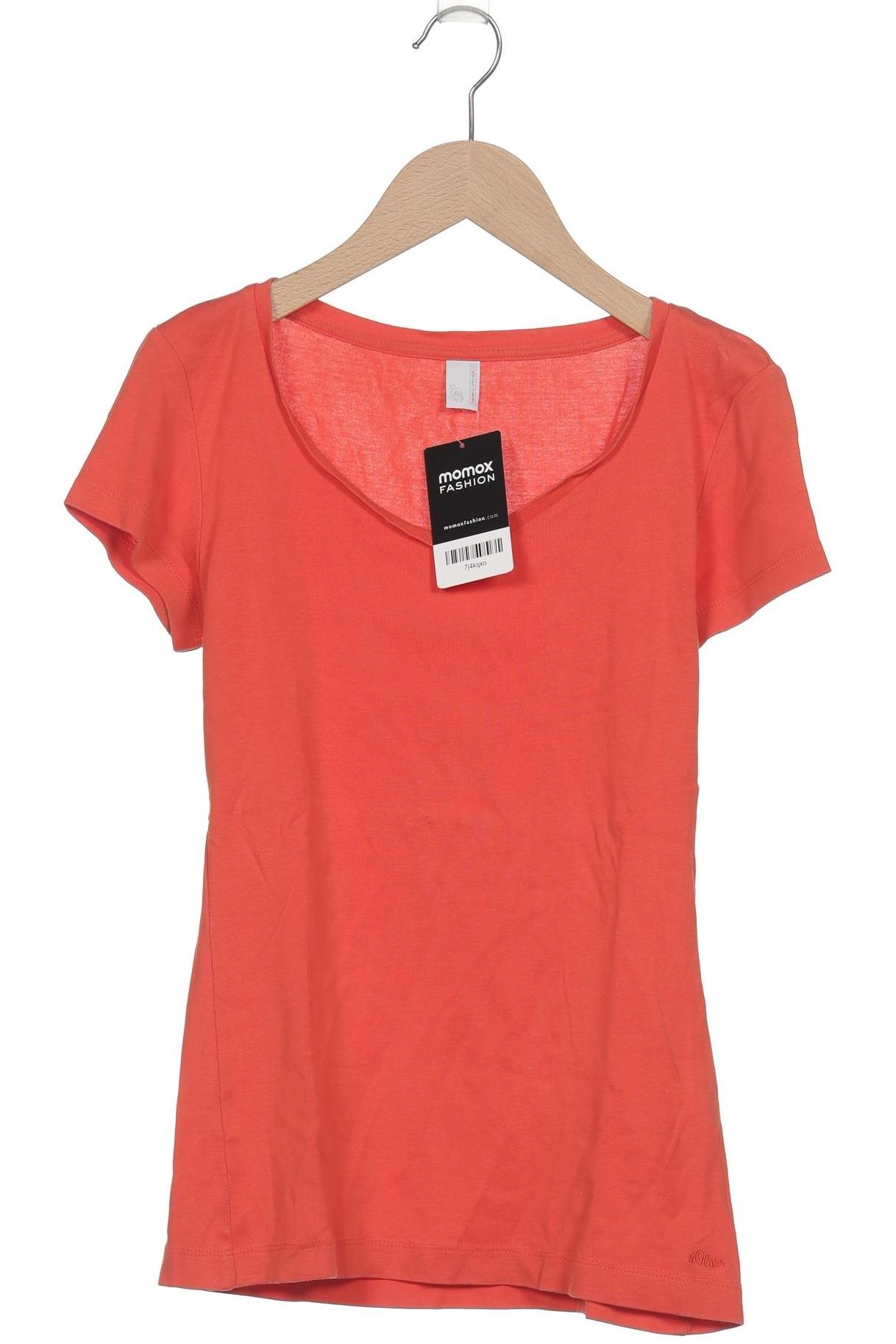 

s.Oliver Damen T-Shirt, orange, Gr. 36