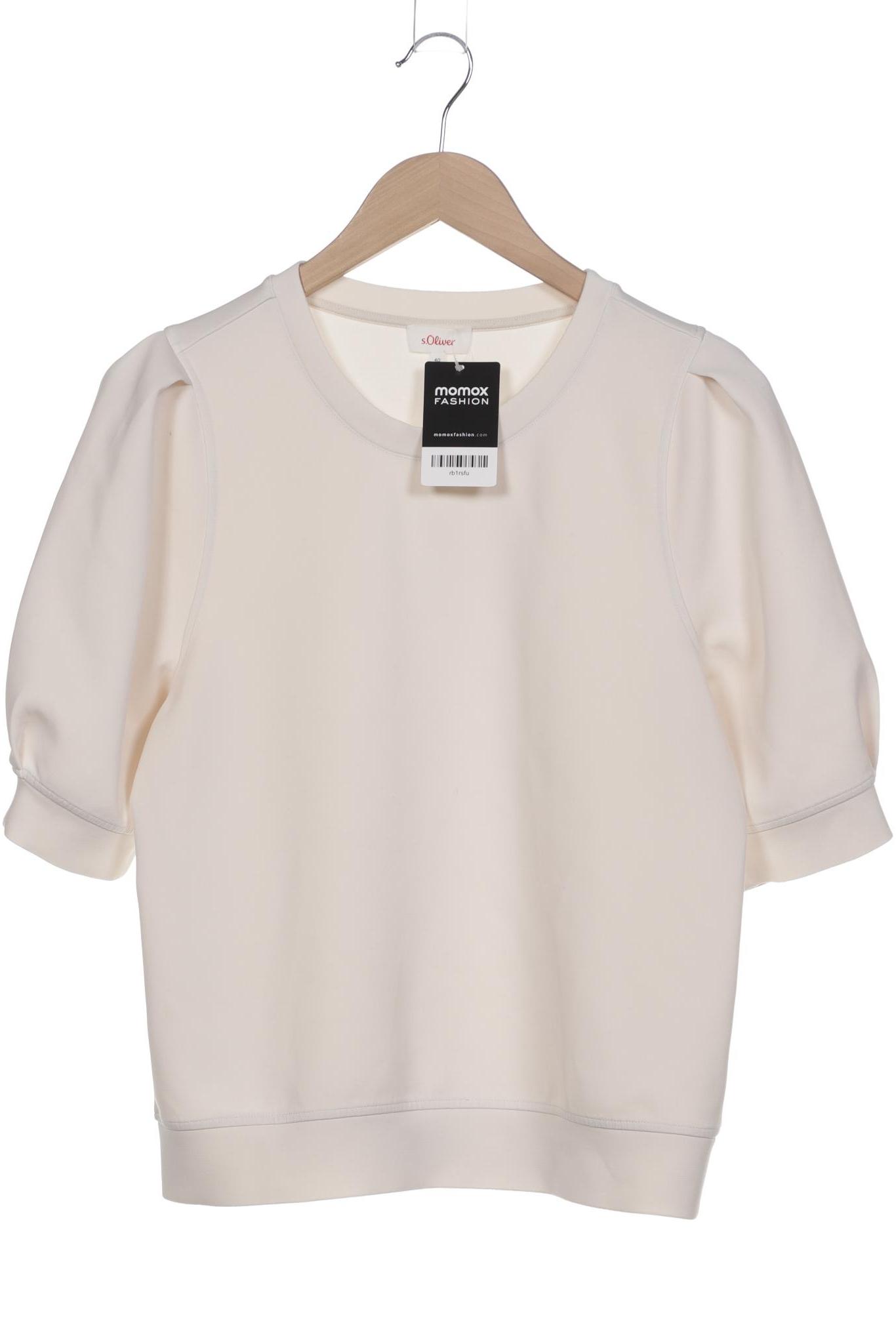 

s.Oliver Damen Sweatshirt, cremeweiß, Gr. 40