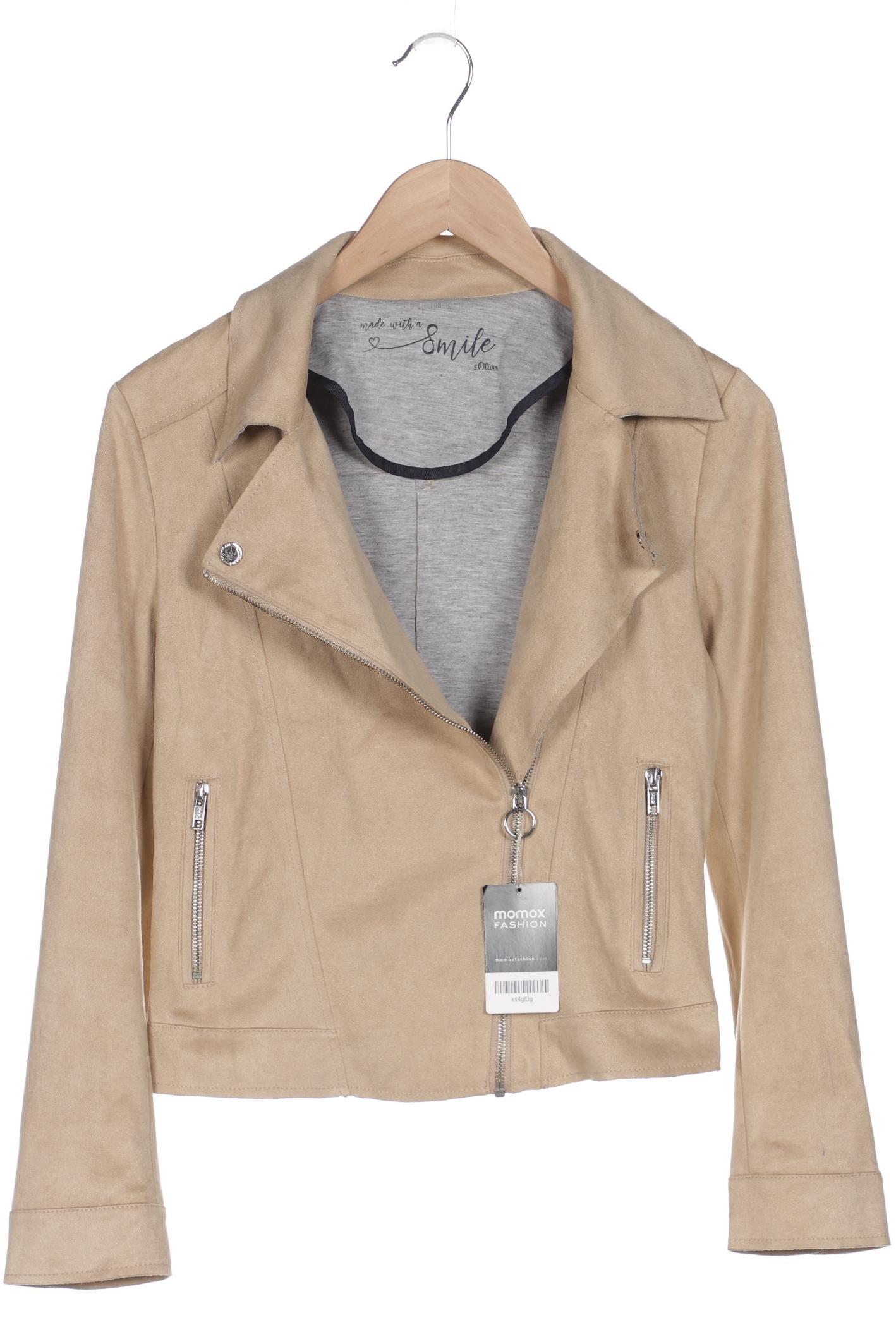 

s.Oliver Damen Jacke, beige, Gr. 36
