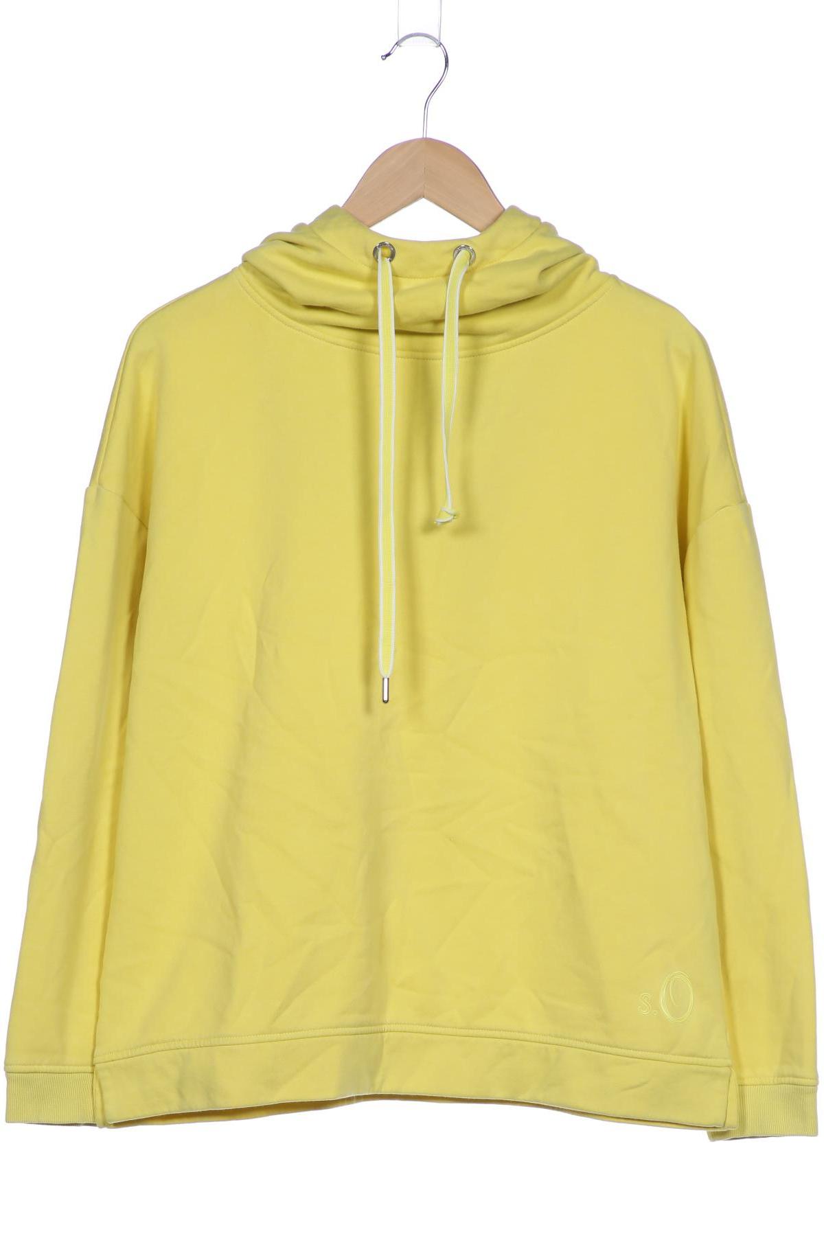

s.Oliver Damen Kapuzenpullover, gelb, Gr. 38