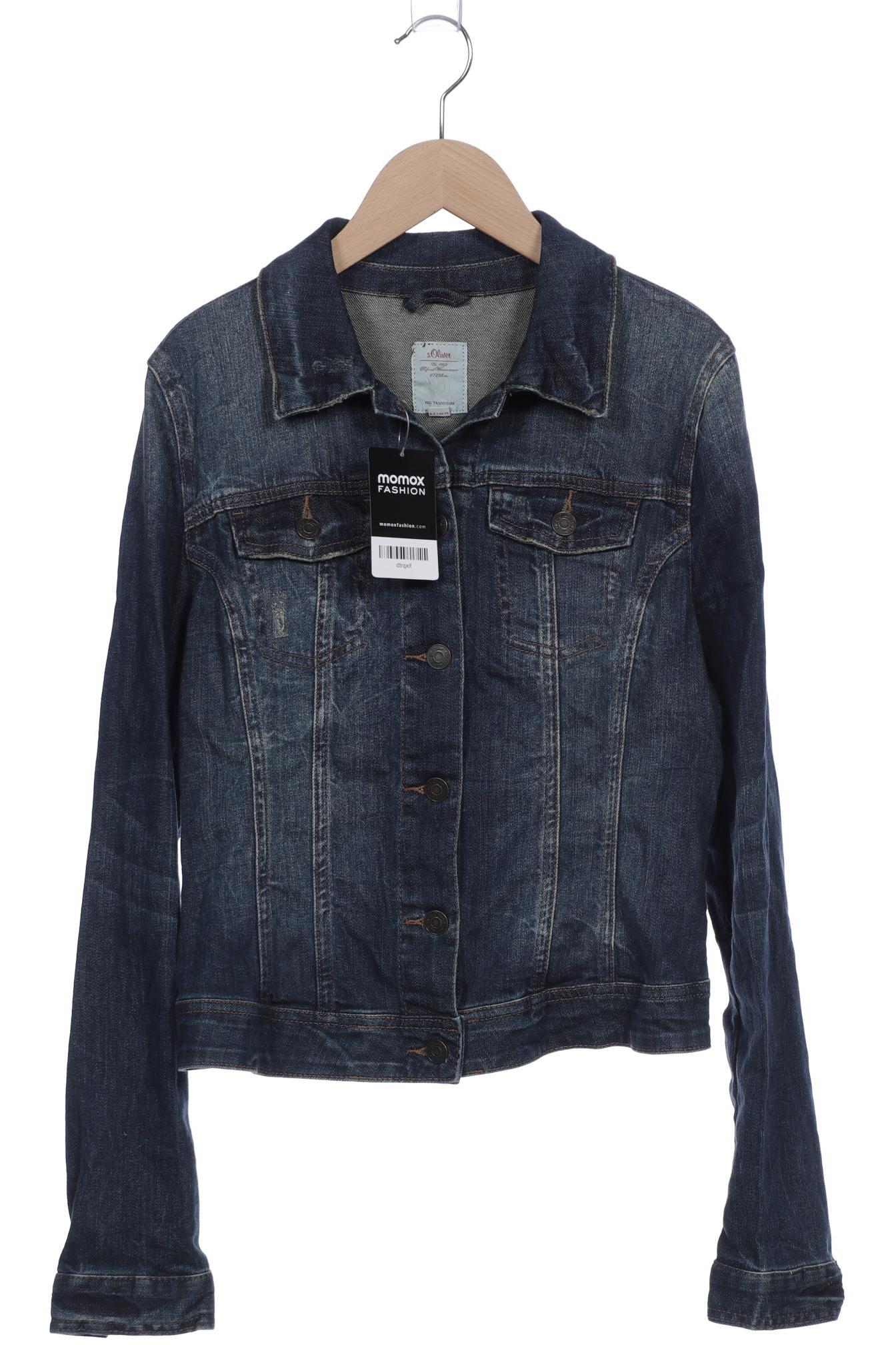 

s.Oliver Damen Jacke, blau, Gr. 38