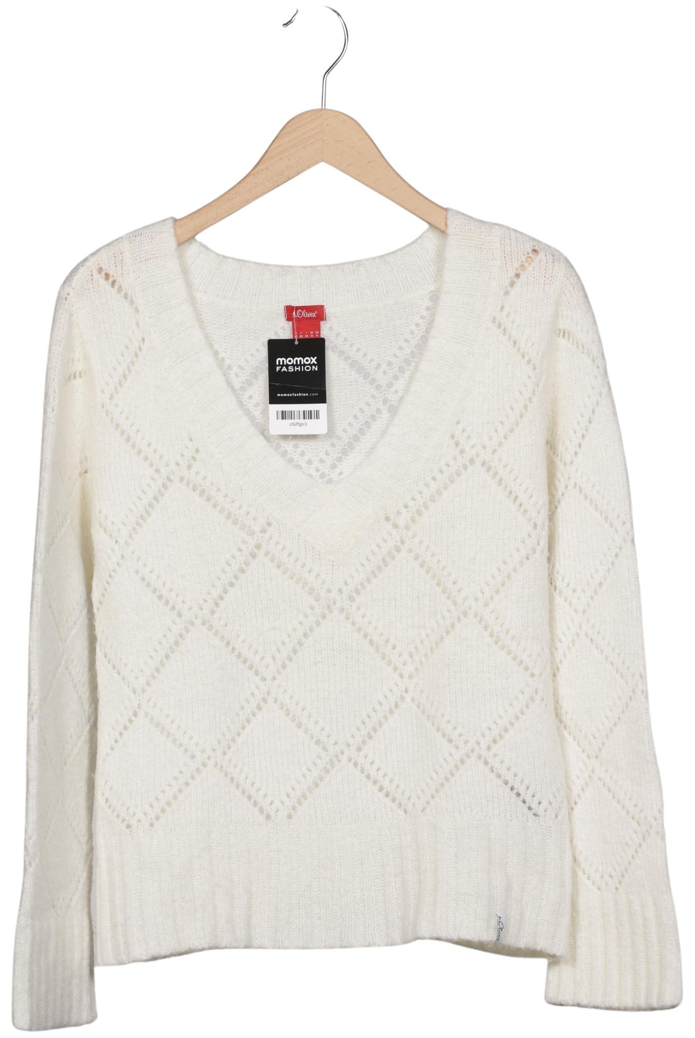 

s.Oliver Damen Pullover, cremeweiß, Gr. 40