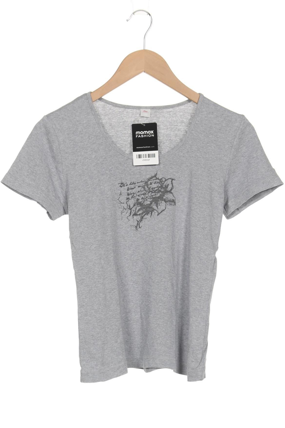 

s.Oliver Damen T-Shirt, grau, Gr. 36