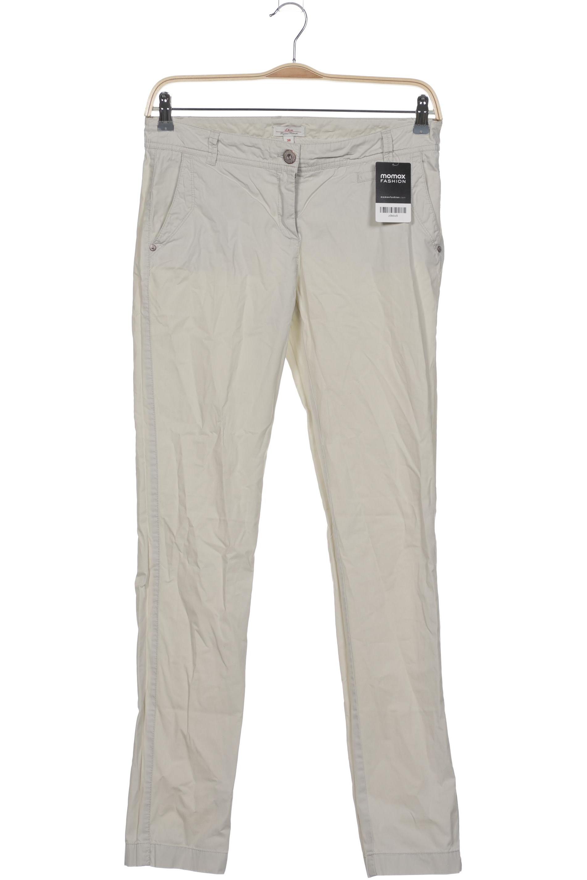 

s.Oliver Damen Stoffhose, cremeweiß, Gr. 38