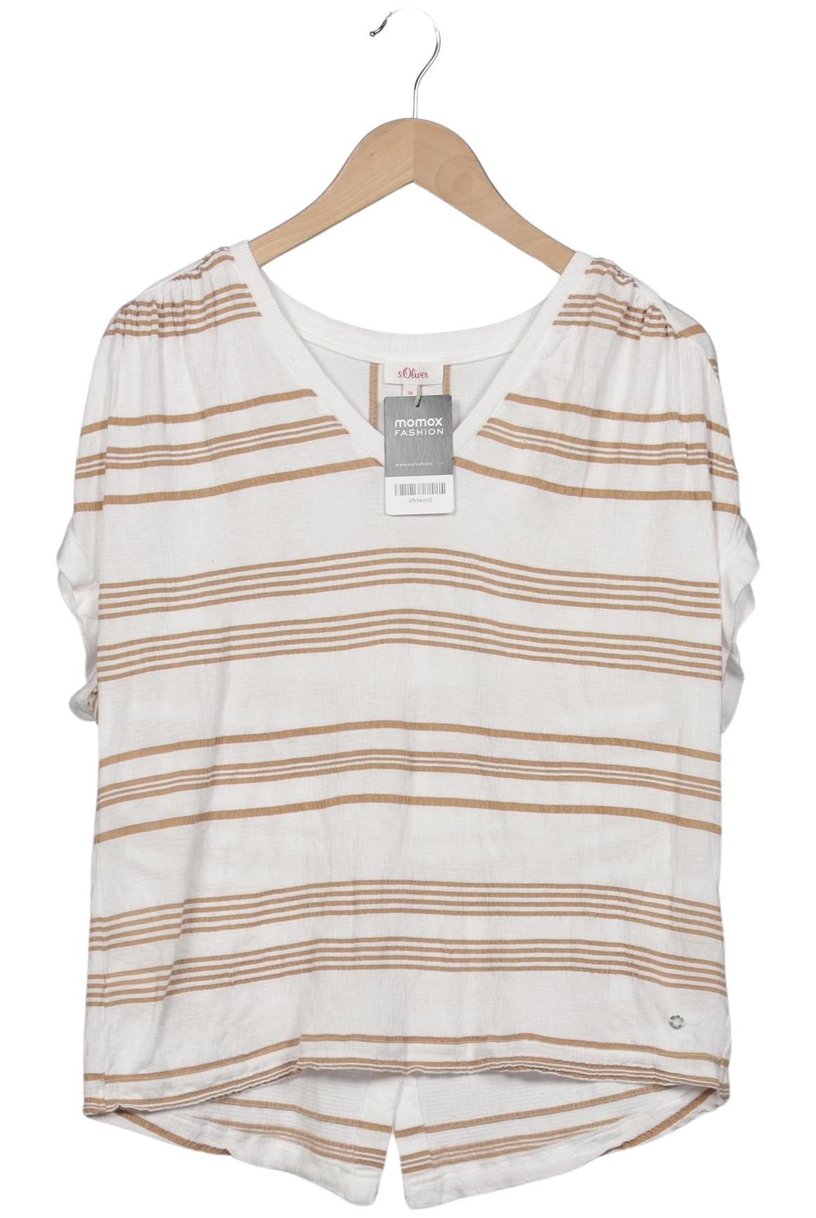 

s.Oliver Damen T-Shirt, weiß, Gr. 38