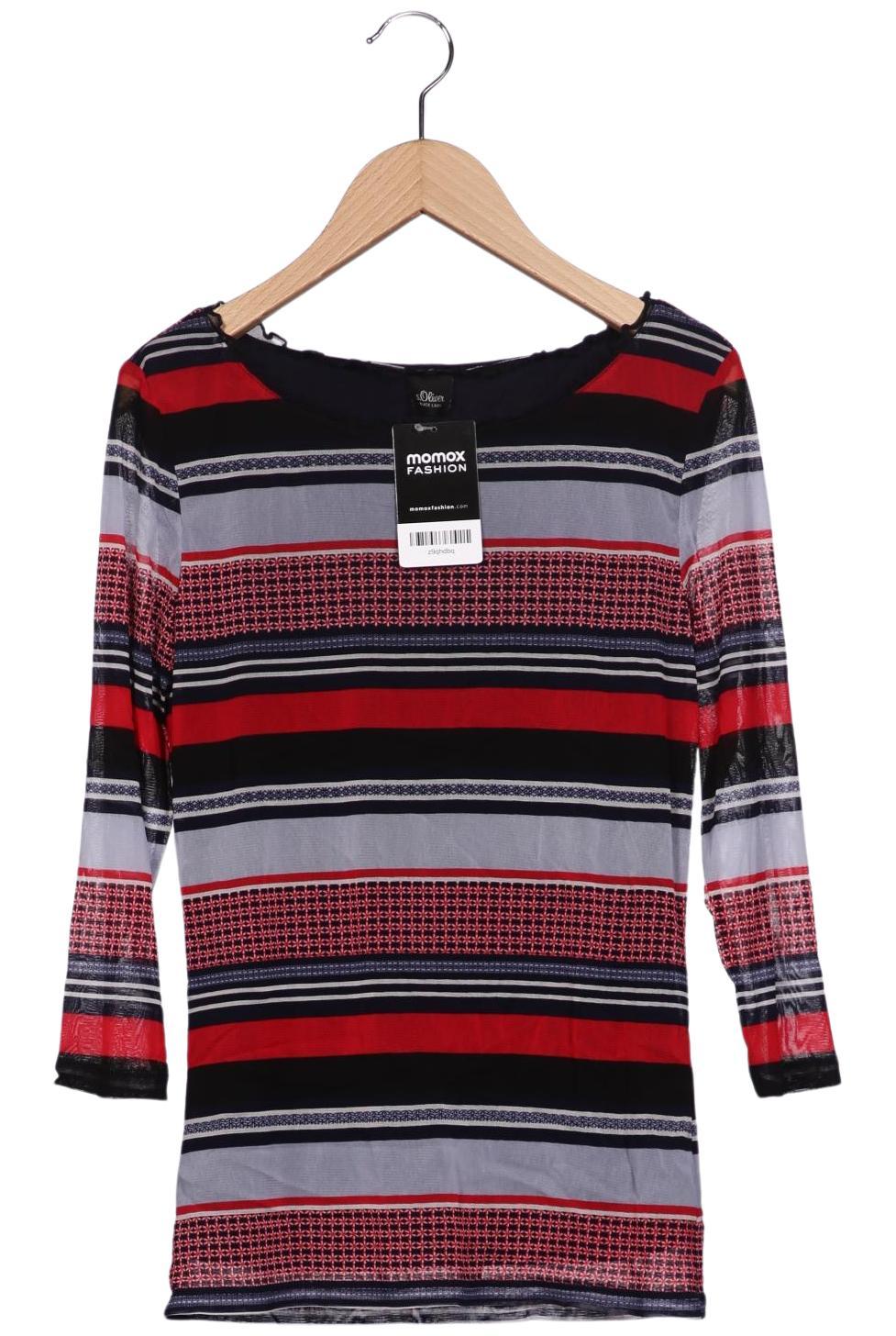 

s.Oliver Damen Langarmshirt, mehrfarbig, Gr. 38