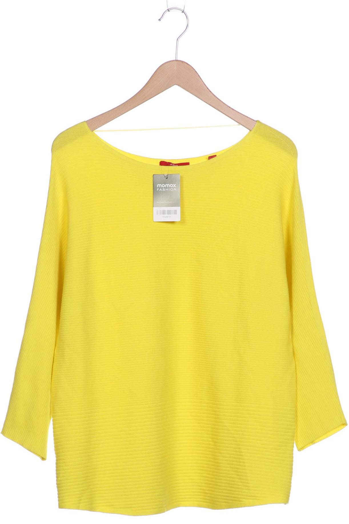 

s.Oliver Damen Pullover, gelb, Gr. 42
