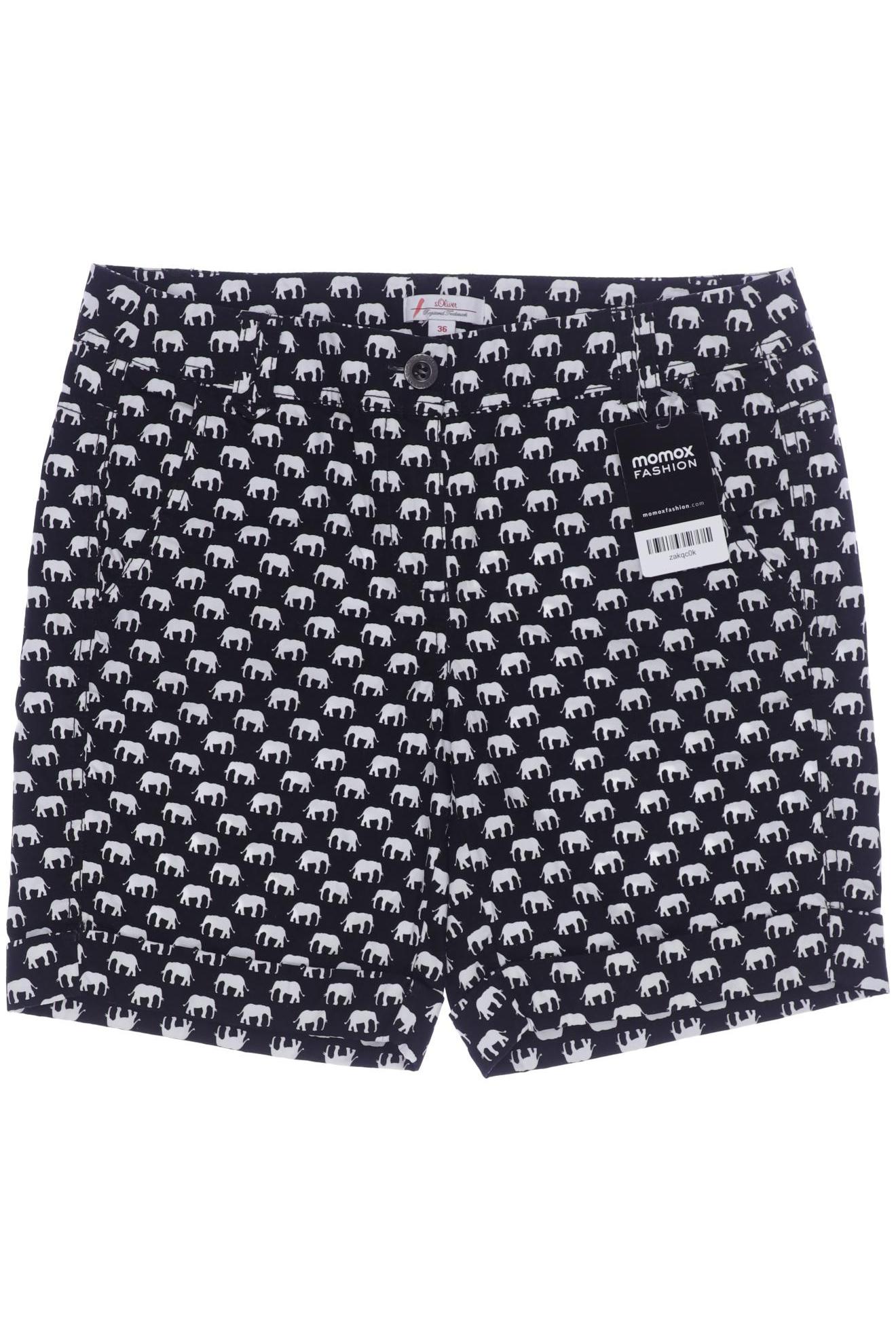 

s.Oliver Damen Shorts, schwarz, Gr. 36