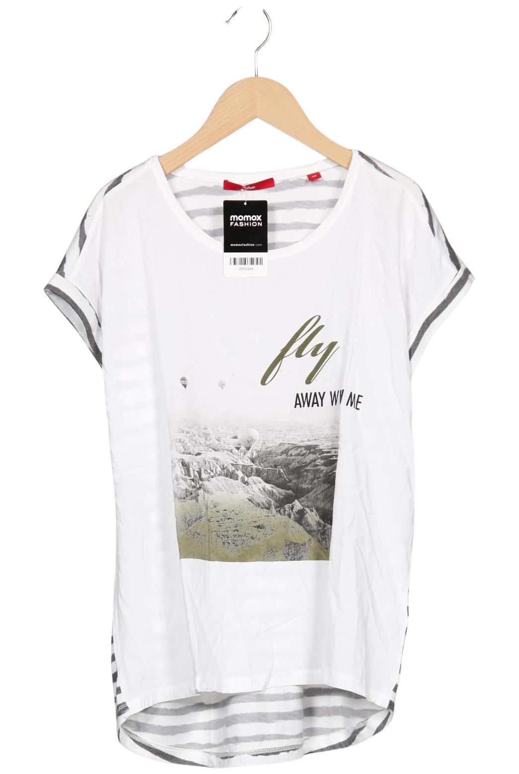 

s.Oliver Damen T-Shirt, grau, Gr. 38