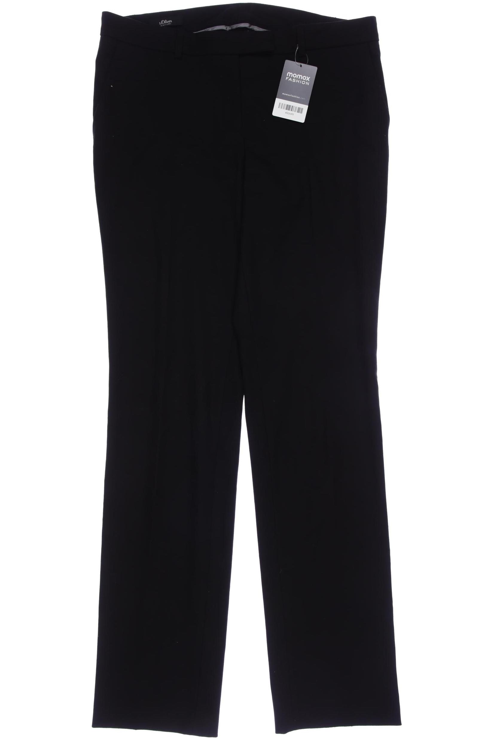 

s.Oliver Damen Stoffhose, schwarz, Gr. 38