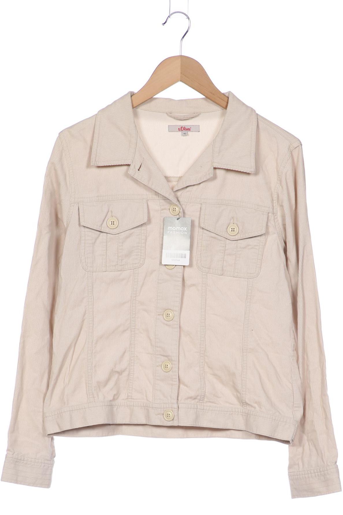 

s.Oliver Damen Jacke, beige, Gr. 42