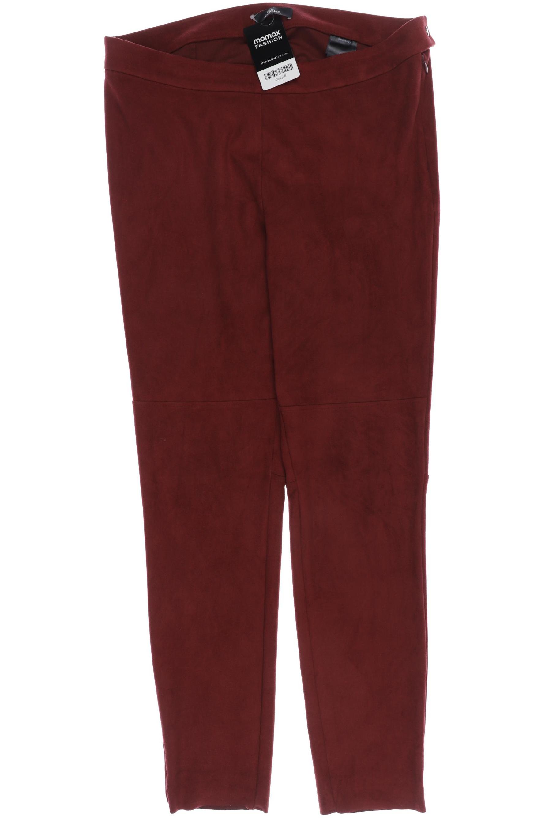 

s.Oliver Damen Stoffhose, bordeaux, Gr. 42