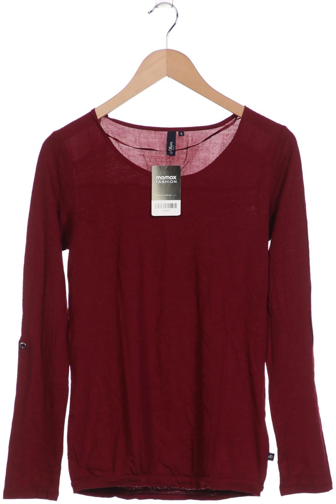 

s.Oliver Damen Langarmshirt, bordeaux, Gr. 36