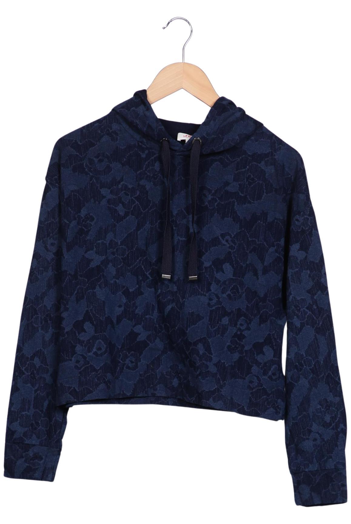 

s.Oliver Damen Kapuzenpullover, marineblau, Gr. 36