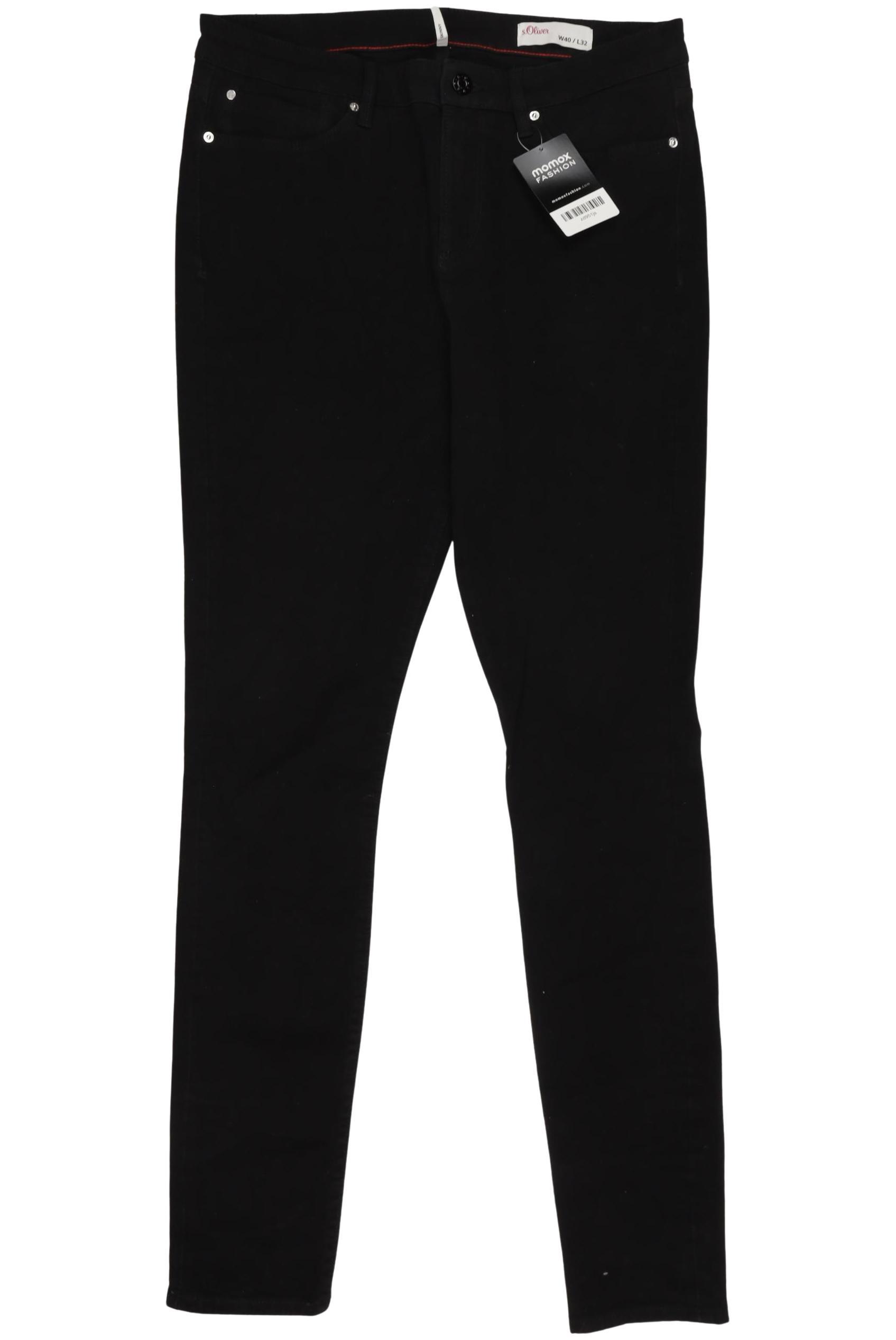 

s.Oliver Damen Jeans, schwarz, Gr. 40