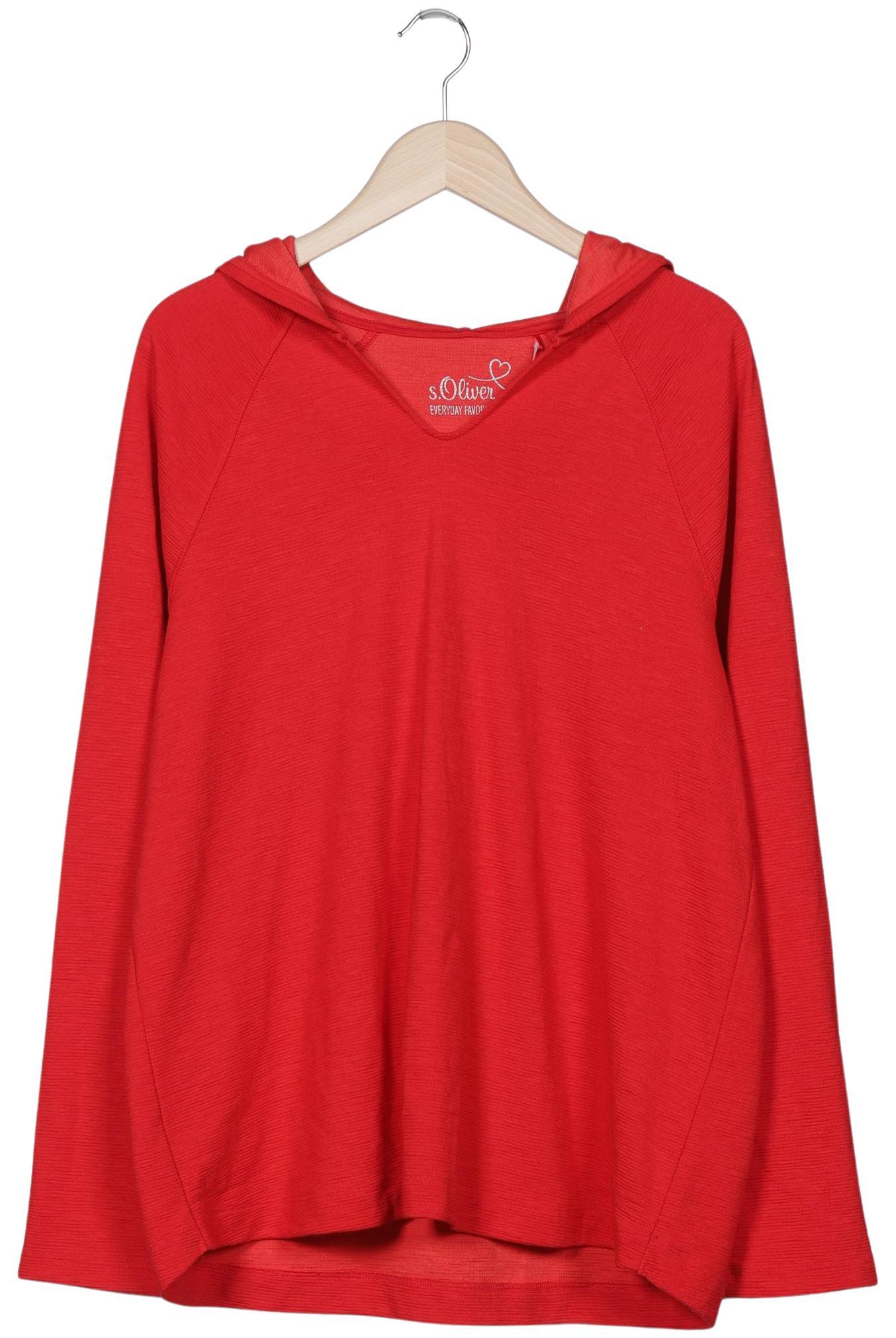 

s.Oliver Damen Kapuzenpullover, rot, Gr. 46