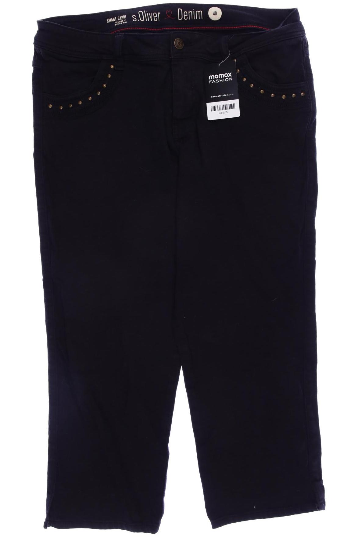 

s.Oliver Damen Jeans, schwarz