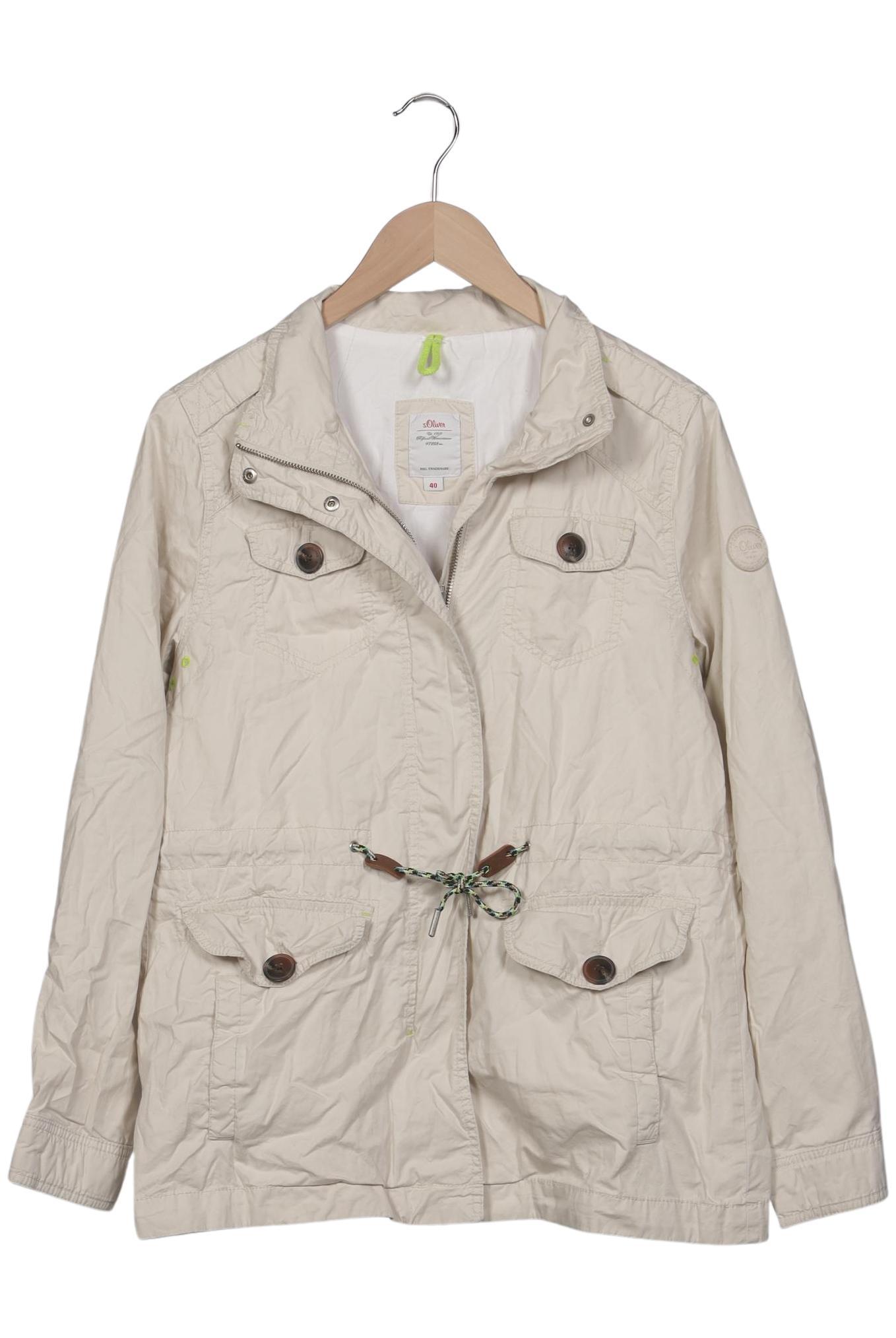 

s.Oliver Damen Jacke, beige, Gr. 40