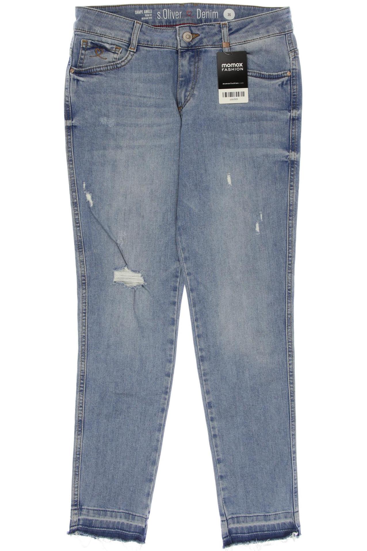 

s.Oliver Damen Jeans, hellblau