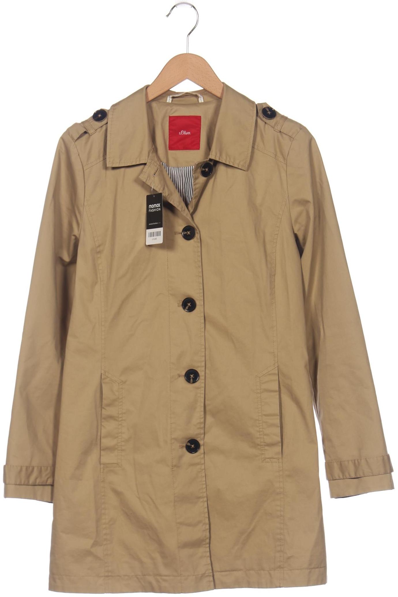 

s.Oliver Damen Mantel, beige, Gr. 38