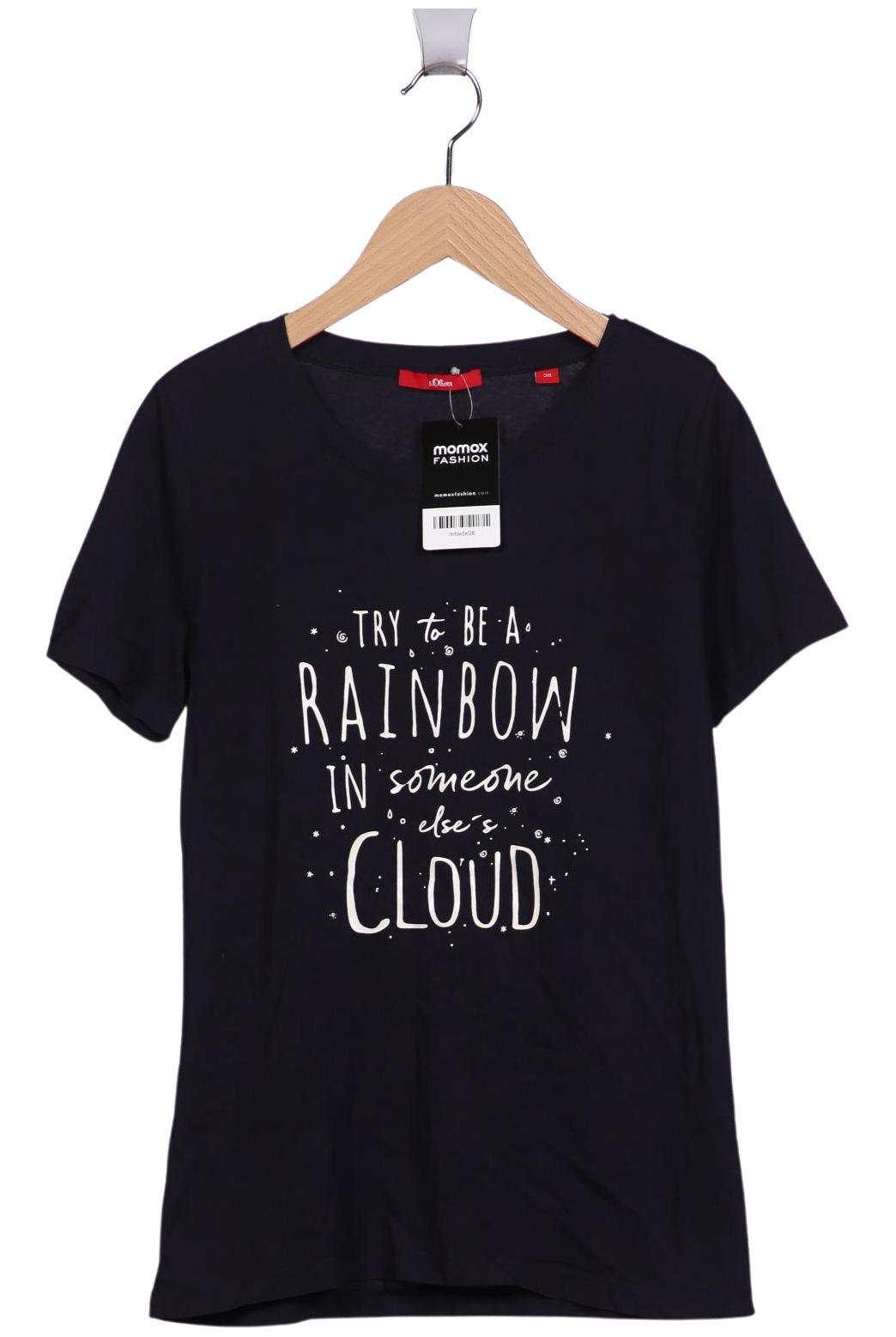 

s.Oliver Damen T-Shirt, marineblau, Gr. 38