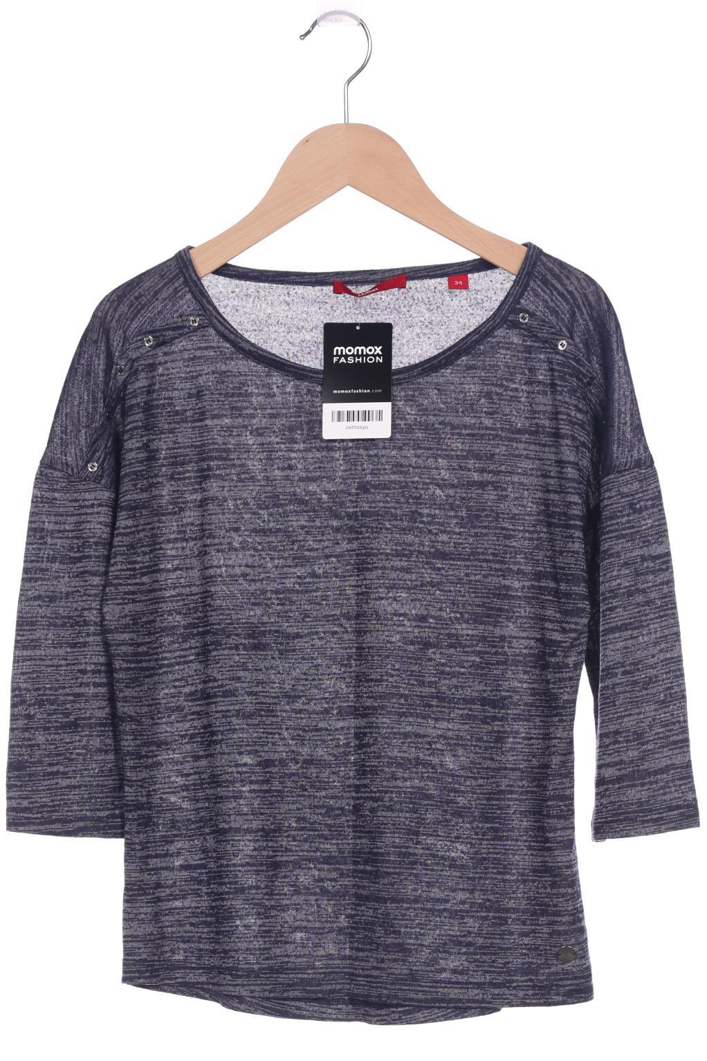 

s.Oliver Damen Langarmshirt, marineblau, Gr. 34