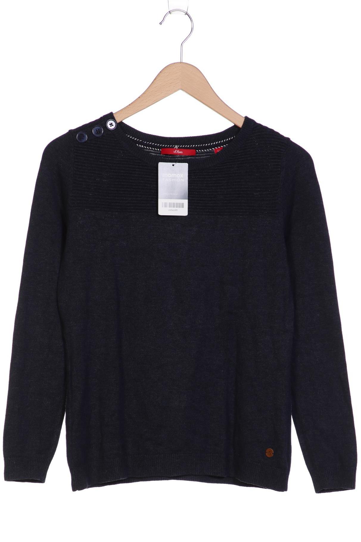 

s.Oliver Damen Pullover, marineblau