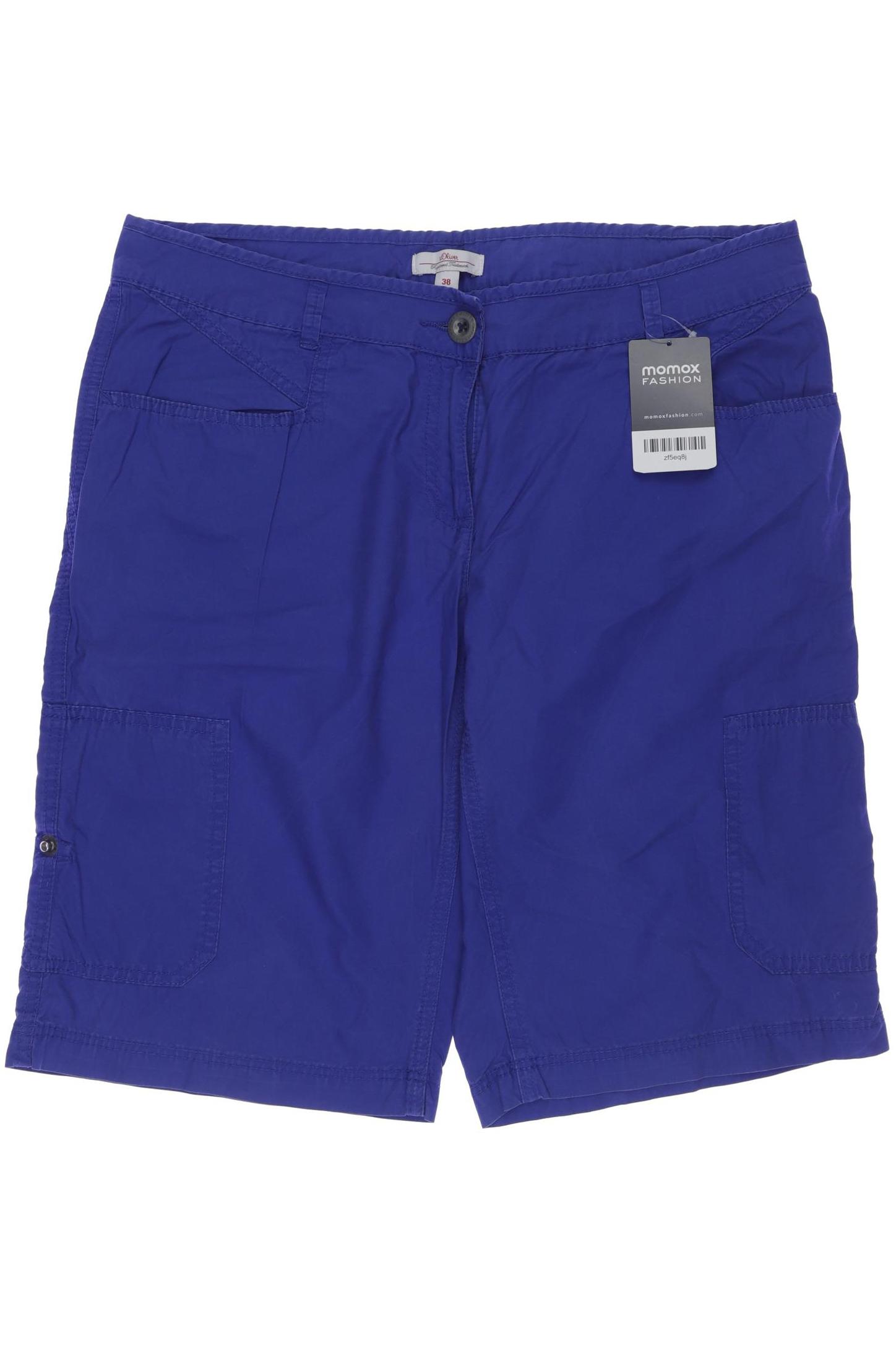 

s.Oliver Damen Shorts, blau, Gr. 38