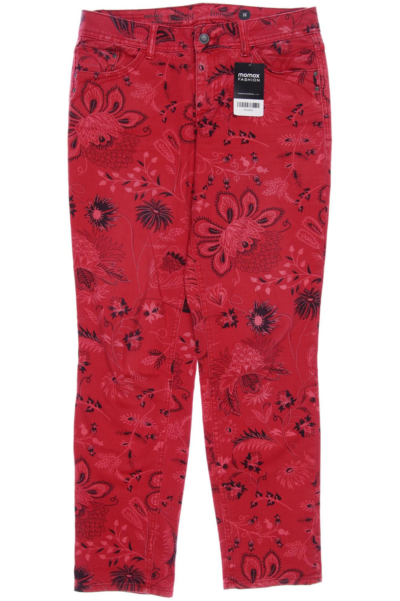 

s.Oliver Damen Jeans, rot, Gr. 36
