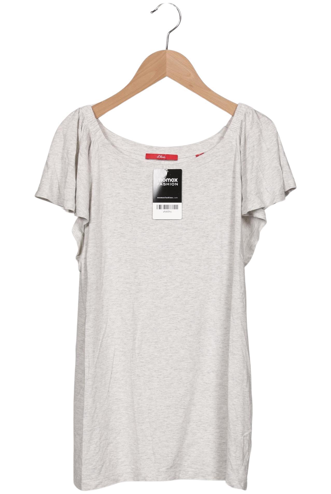 

s.Oliver Damen T-Shirt, grau, Gr. 38