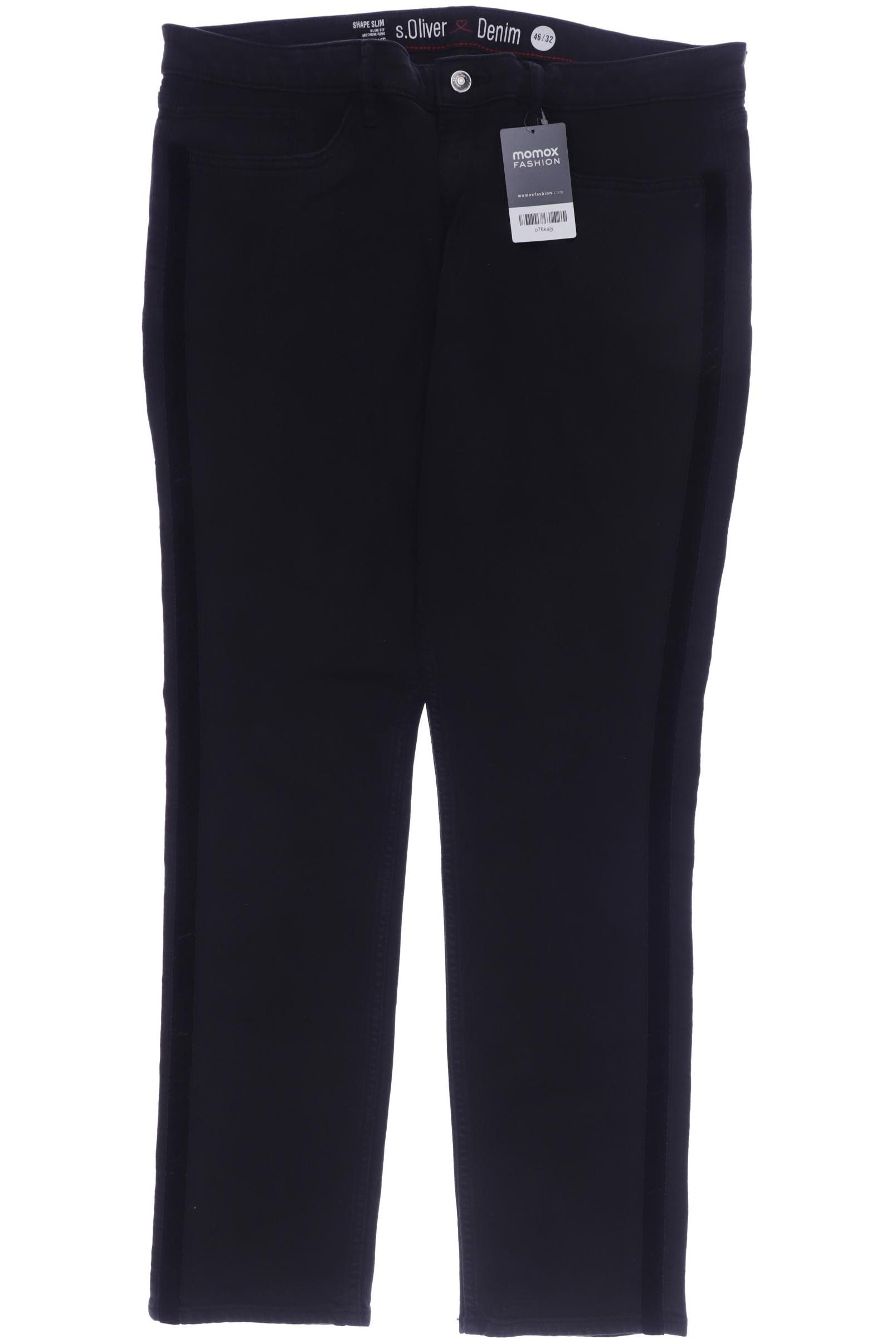 

s.Oliver Damen Jeans, schwarz