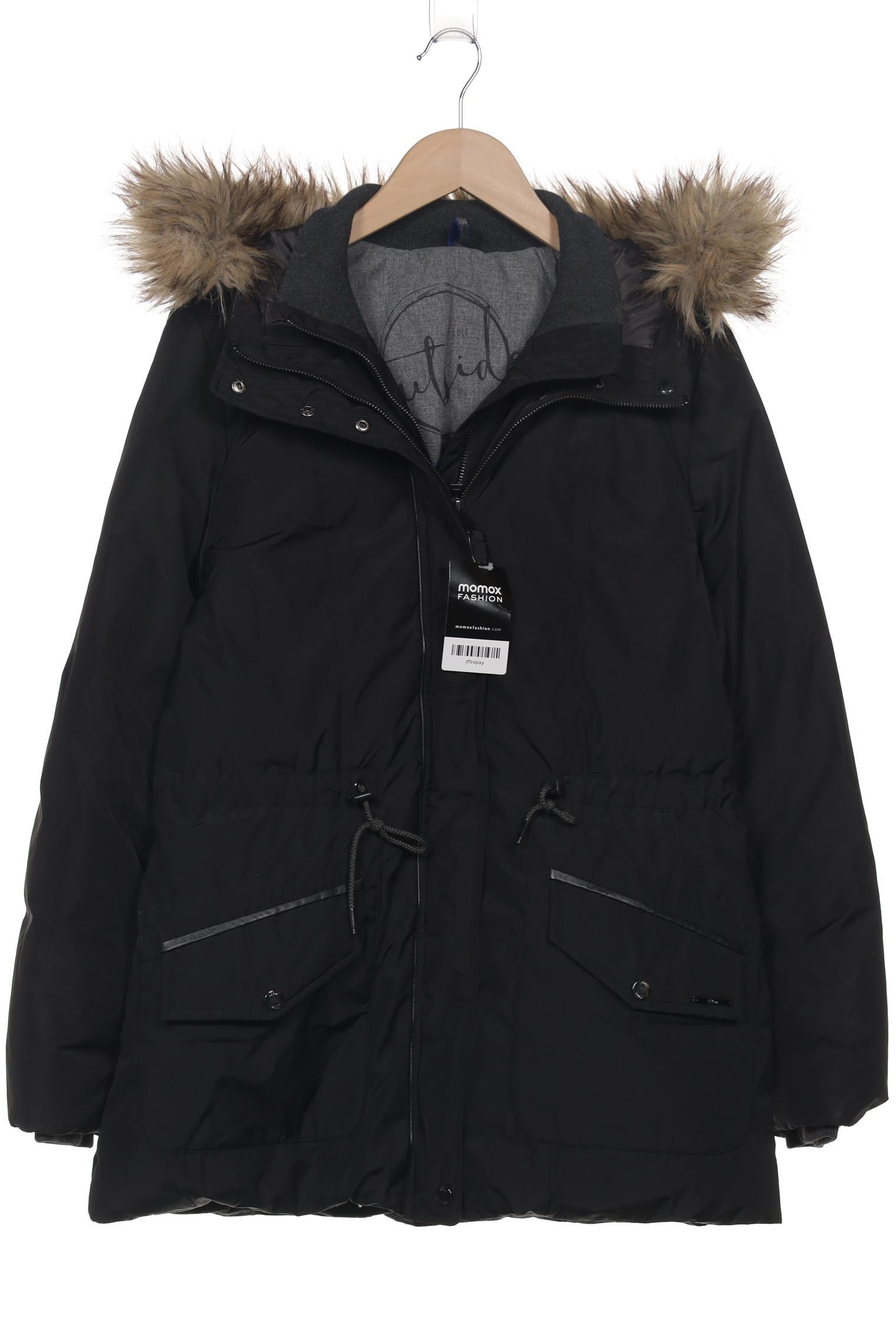 

s.Oliver Damen Mantel, schwarz, Gr. 38