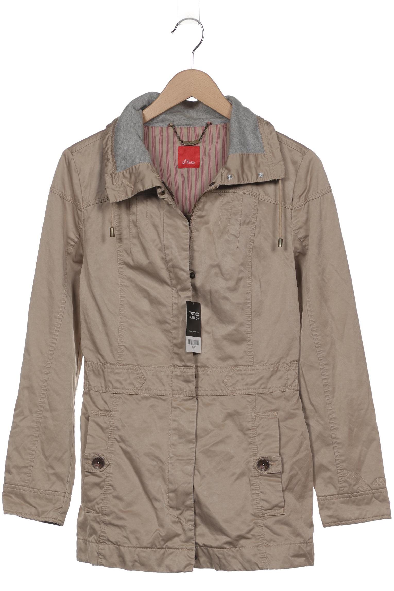 

s.Oliver Damen Mantel, beige, Gr. 38