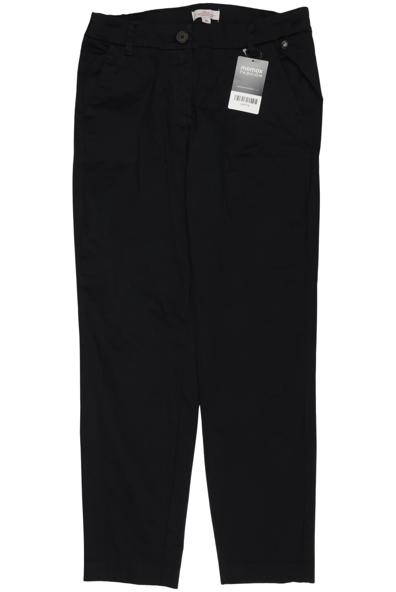 

s.Oliver Damen Stoffhose, schwarz, Gr. 36