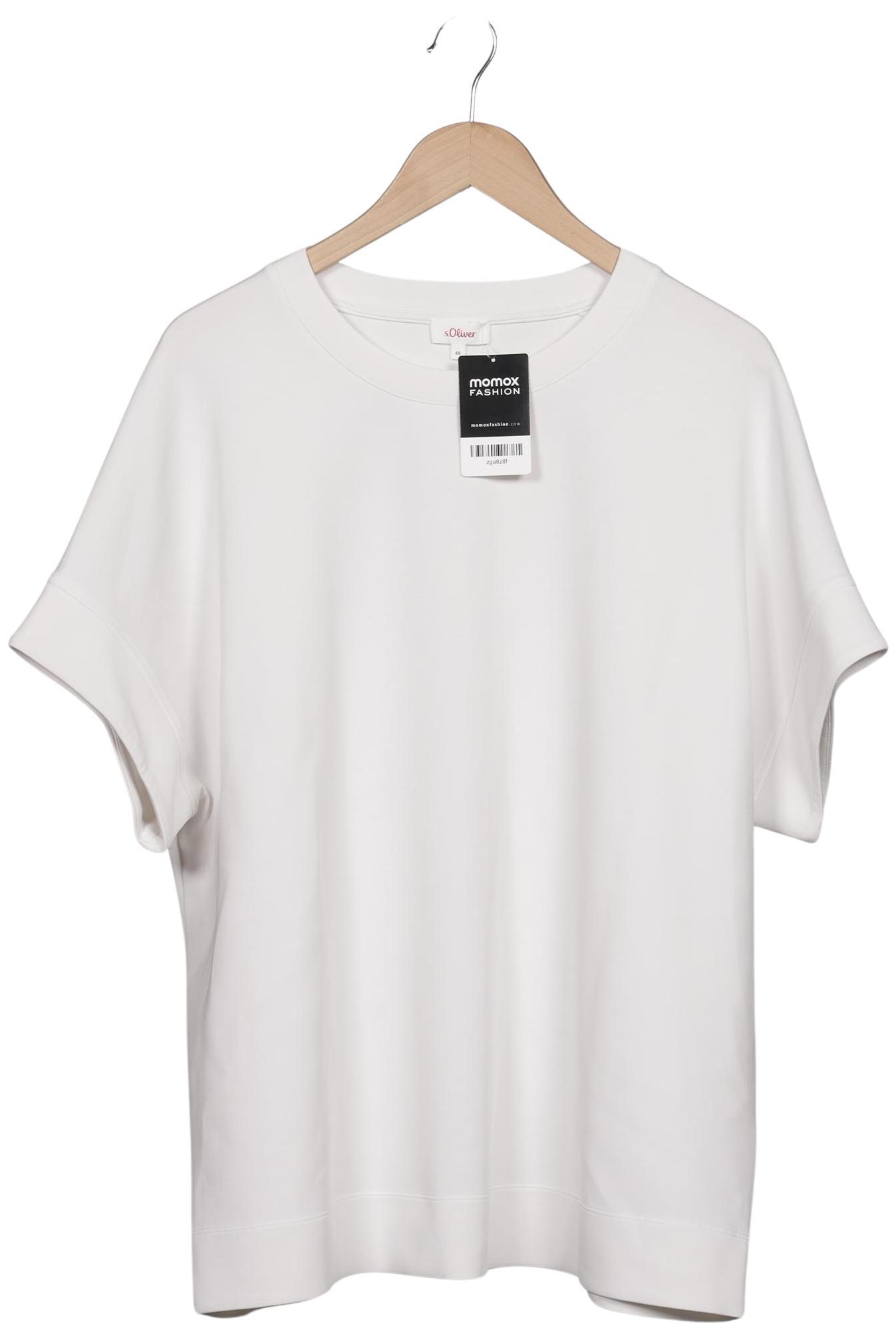 

s.Oliver Damen Sweatshirt, weiß, Gr. 48
