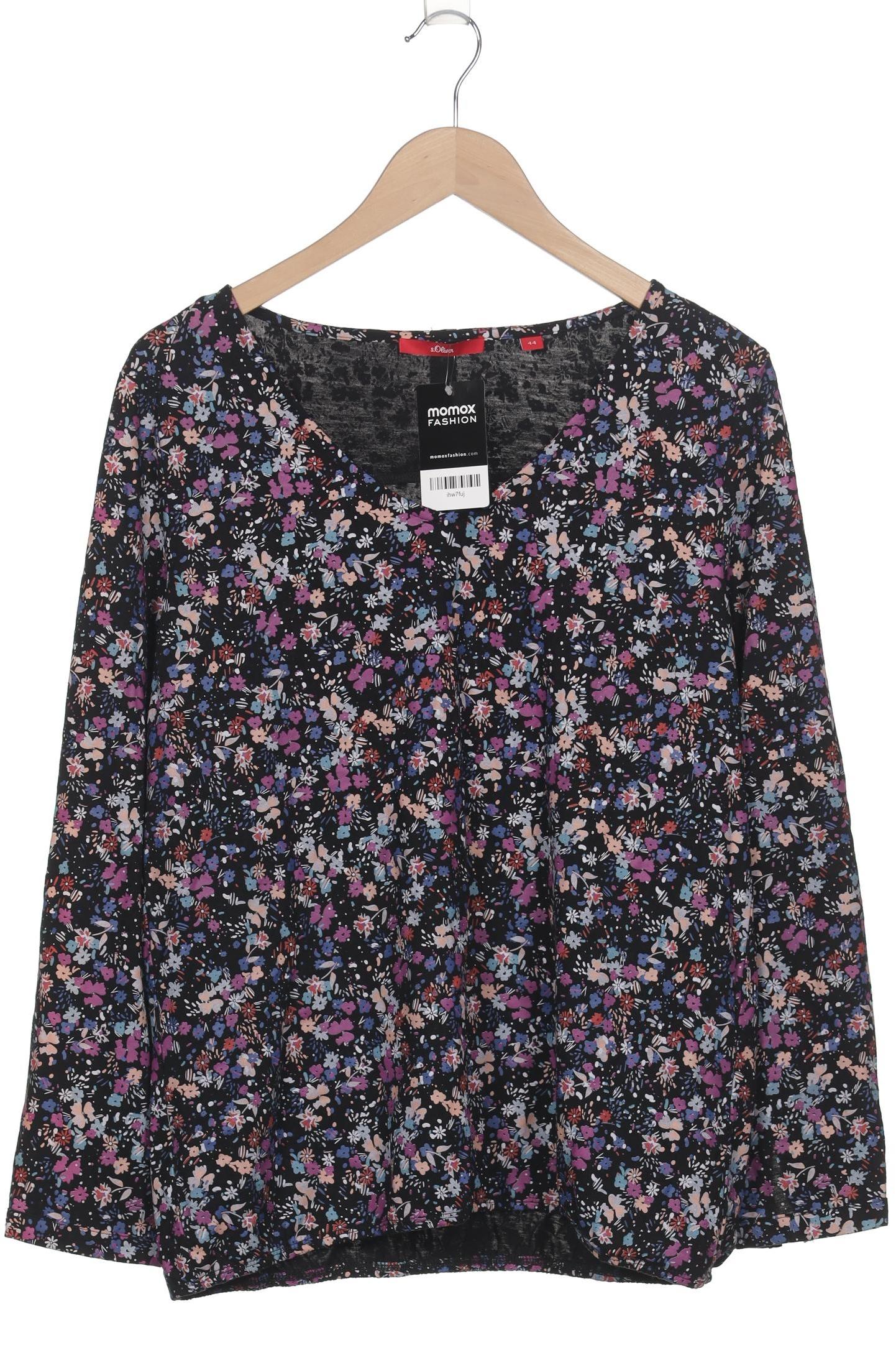 

s.Oliver Damen Langarmshirt, schwarz, Gr. 44