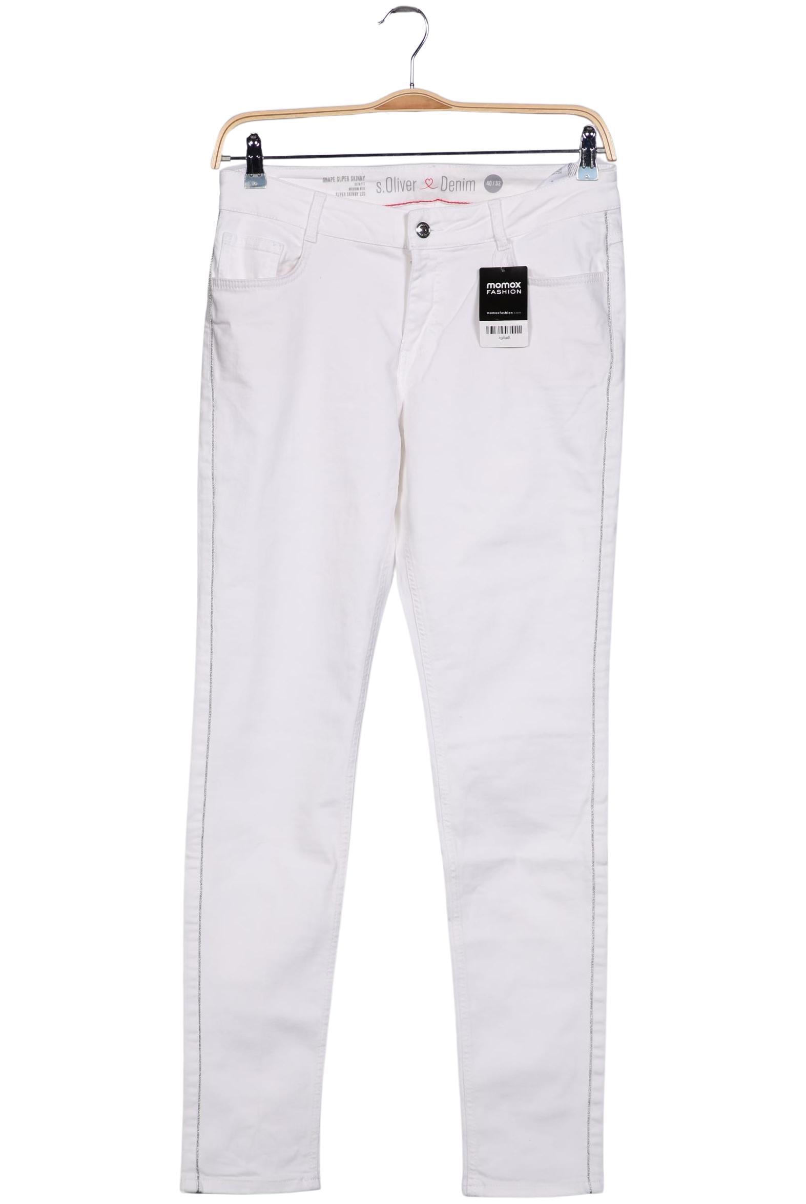 

s.Oliver Damen Jeans, weiß, Gr. 40