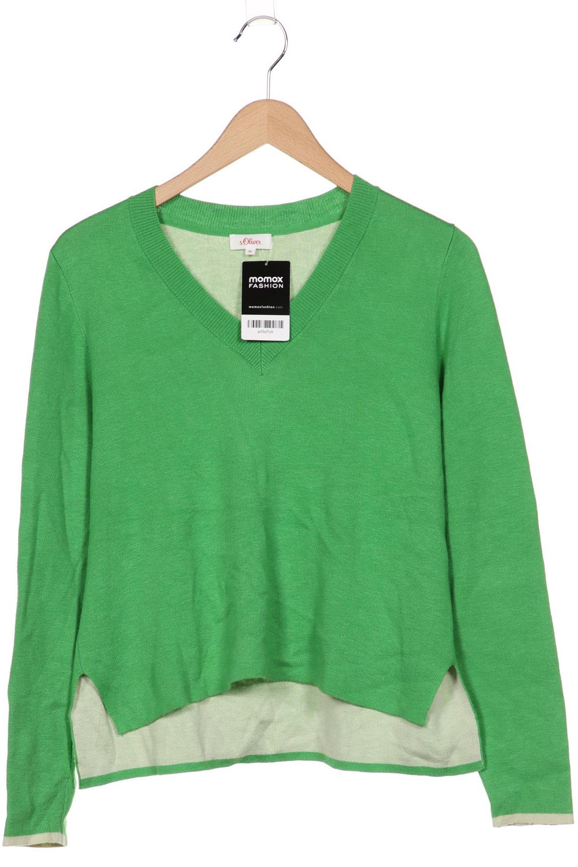 

s.Oliver Damen Pullover, grün