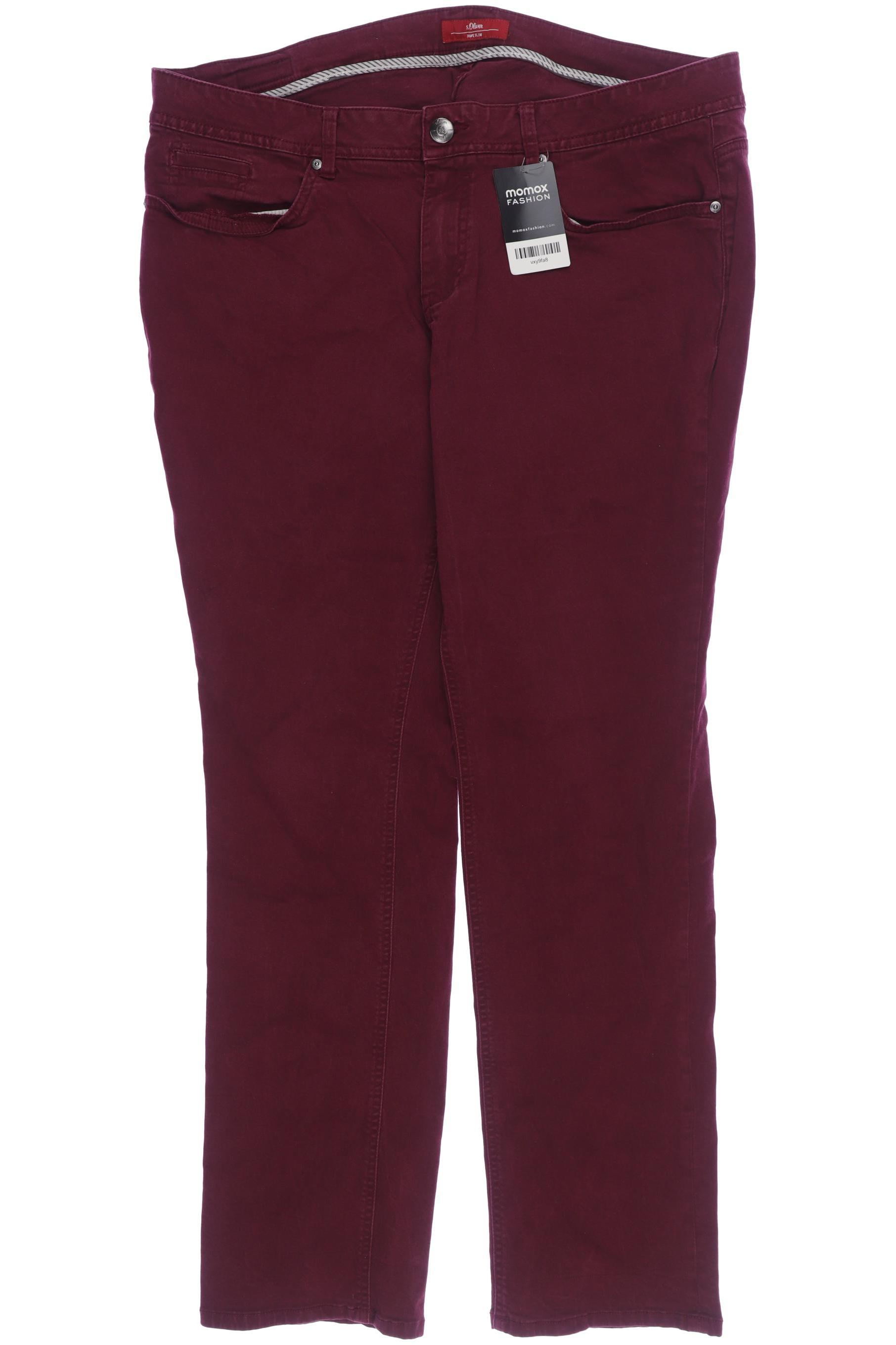 

s.Oliver Damen Jeans, bordeaux, Gr. 37