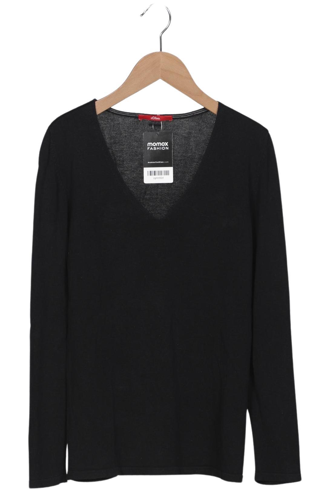 

s.Oliver Damen Pullover, schwarz, Gr. 36
