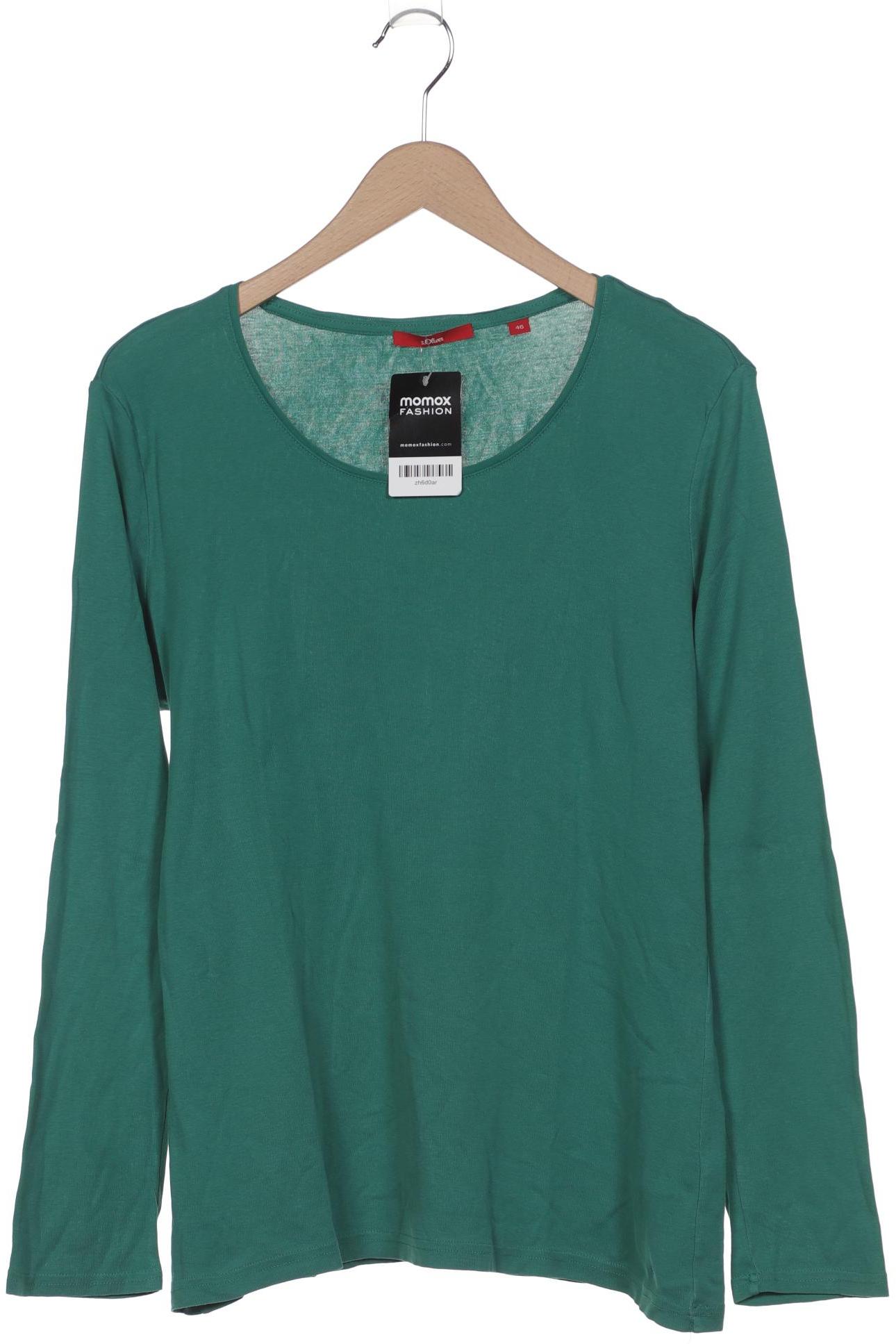 

s.Oliver Damen Langarmshirt, grün, Gr. 46