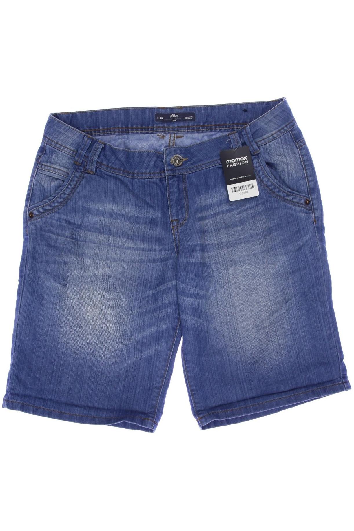 

s.Oliver Damen Shorts, blau, Gr. 30