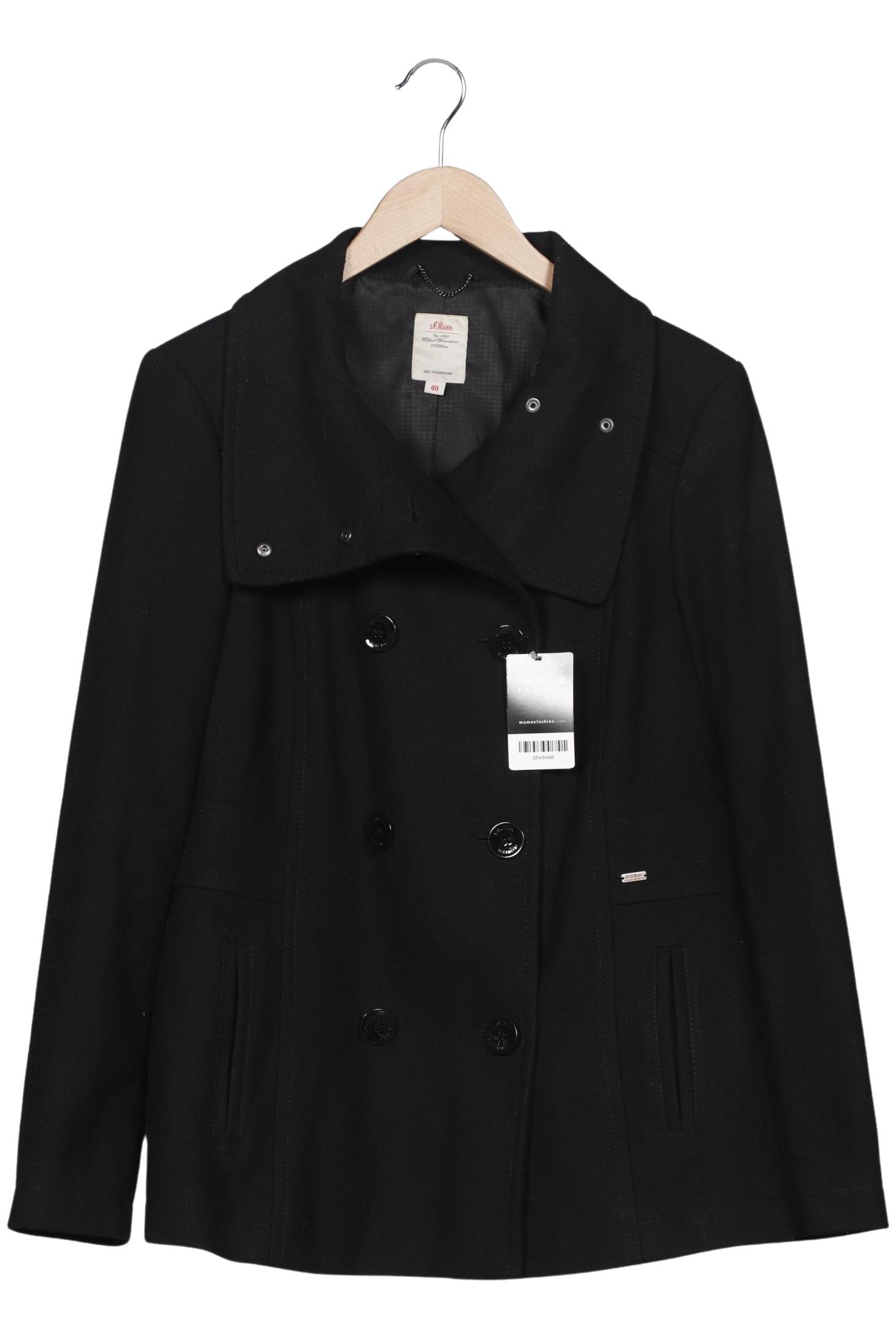 

s.Oliver Damen Jacke, schwarz, Gr. 40