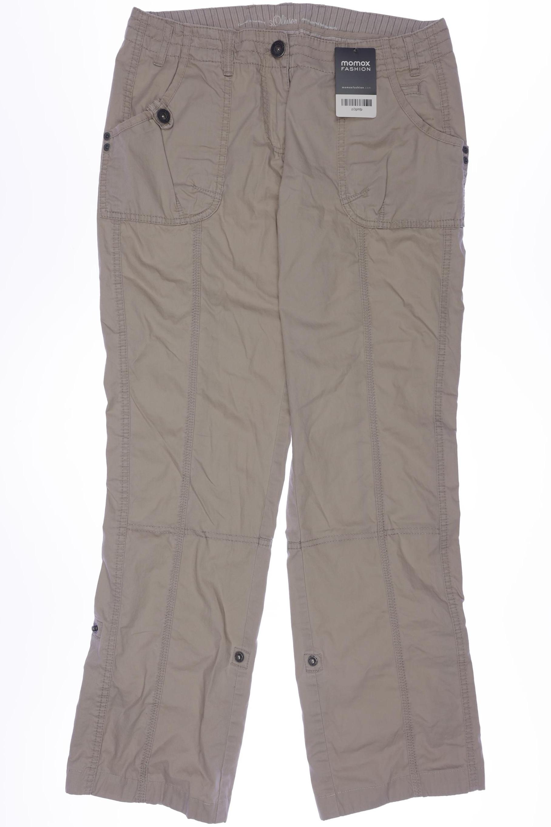 

s.Oliver Damen Stoffhose, beige, Gr. 38