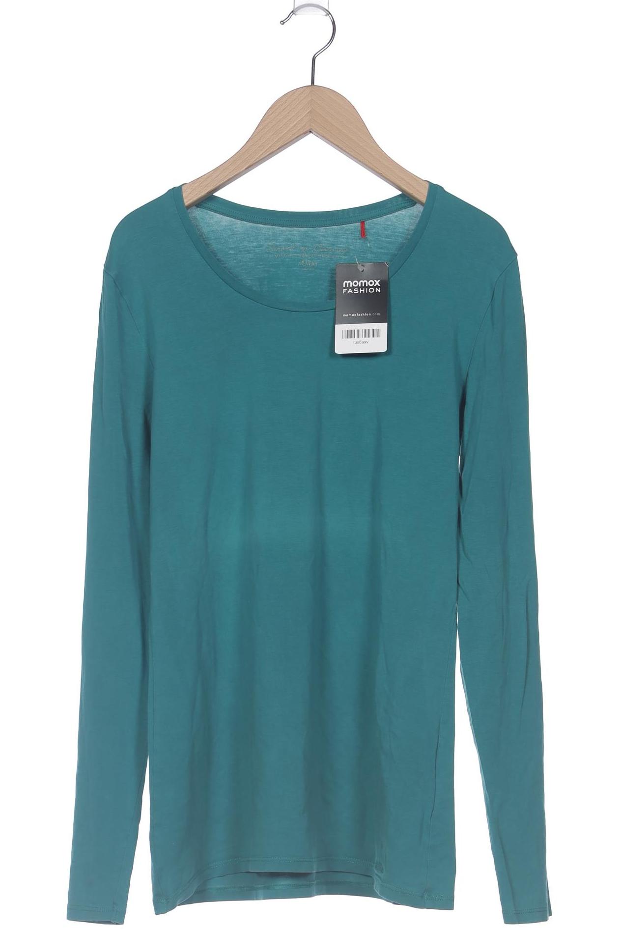

s.Oliver Damen Langarmshirt, türkis, Gr. 40