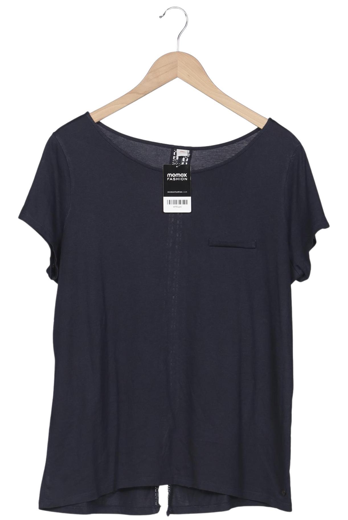 

s.Oliver Damen T-Shirt, marineblau, Gr. 44