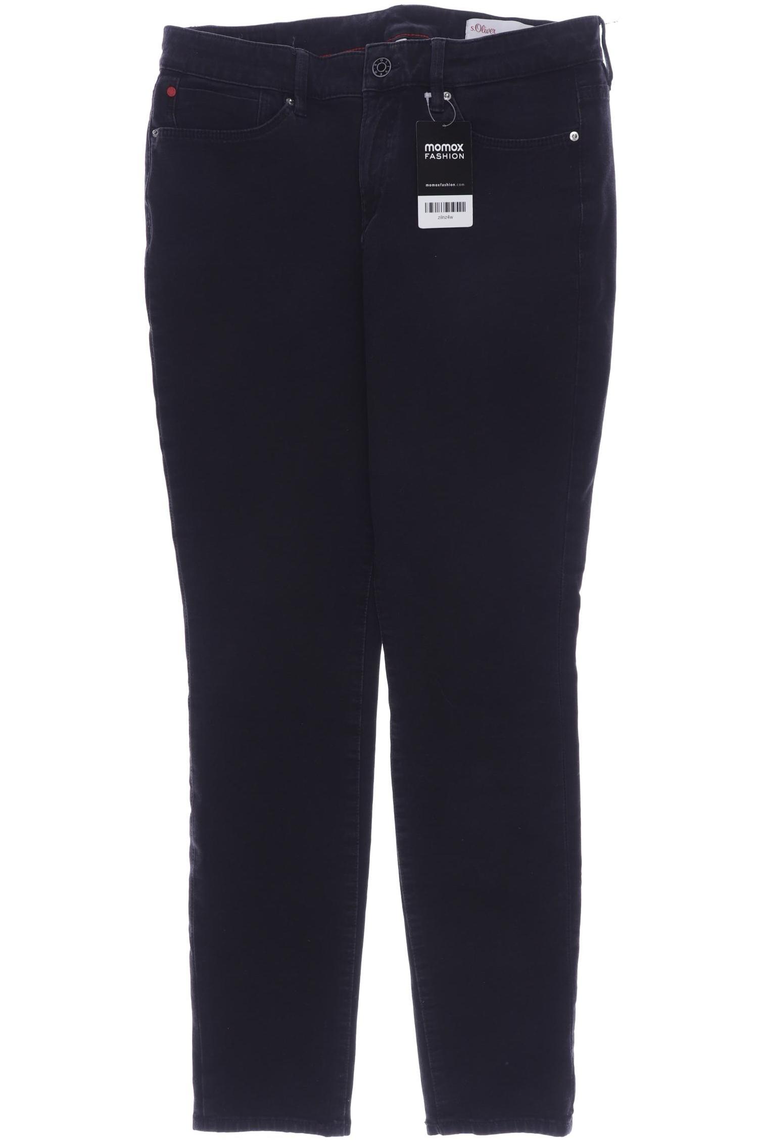 

s.Oliver Damen Jeans, schwarz