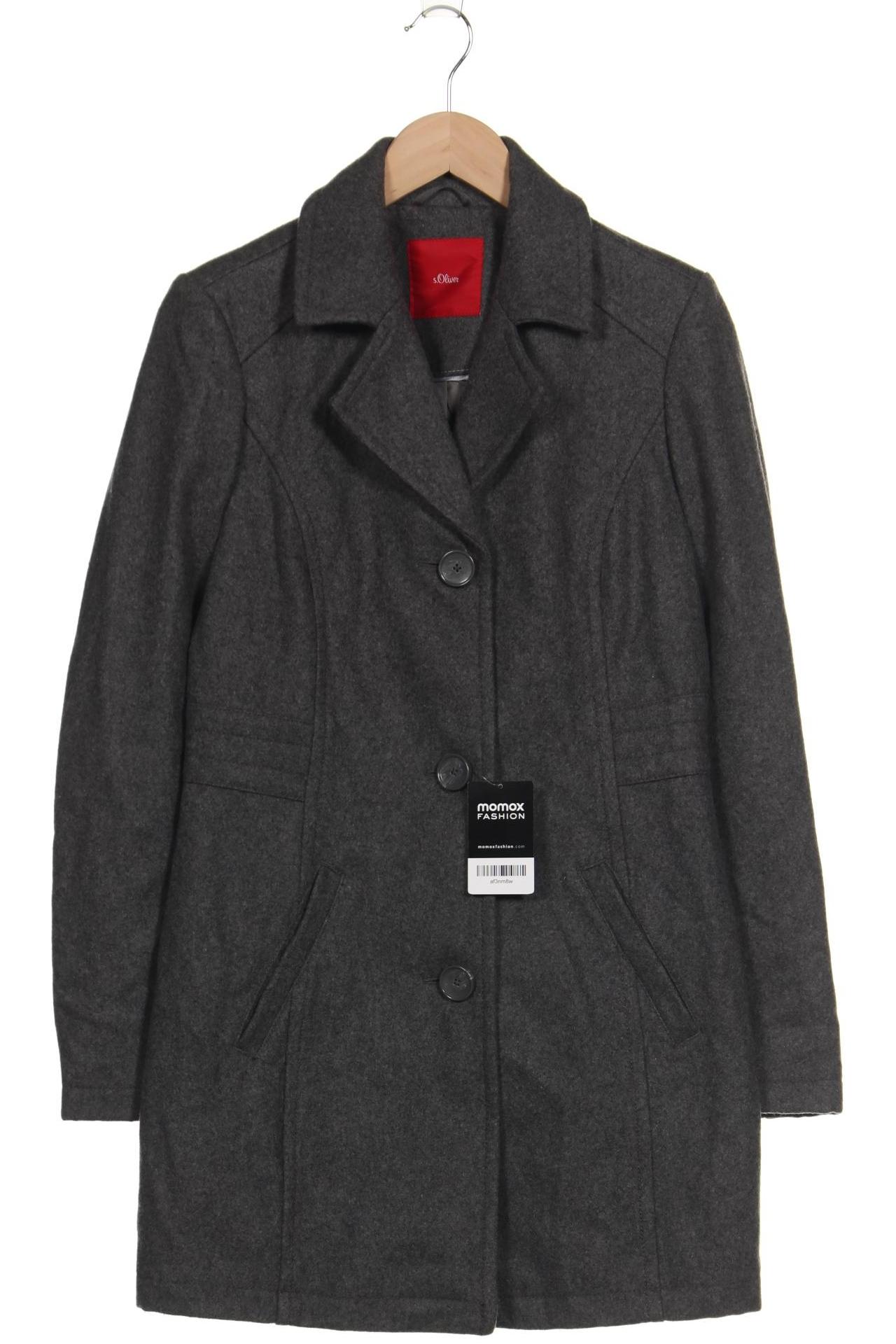

s.Oliver Damen Mantel, grau, Gr. 38